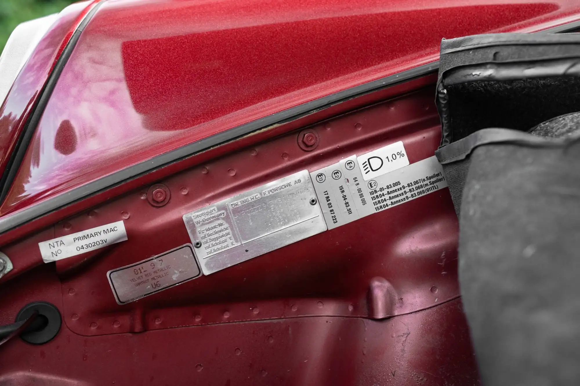 1989 Porsche 911 Carrera 3.2 Sport G50 -Sold