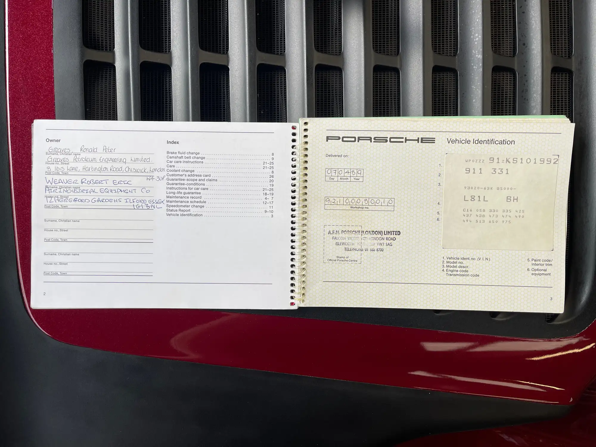 1989 Porsche 911 Carrera 3.2 Sport G50 -Sold