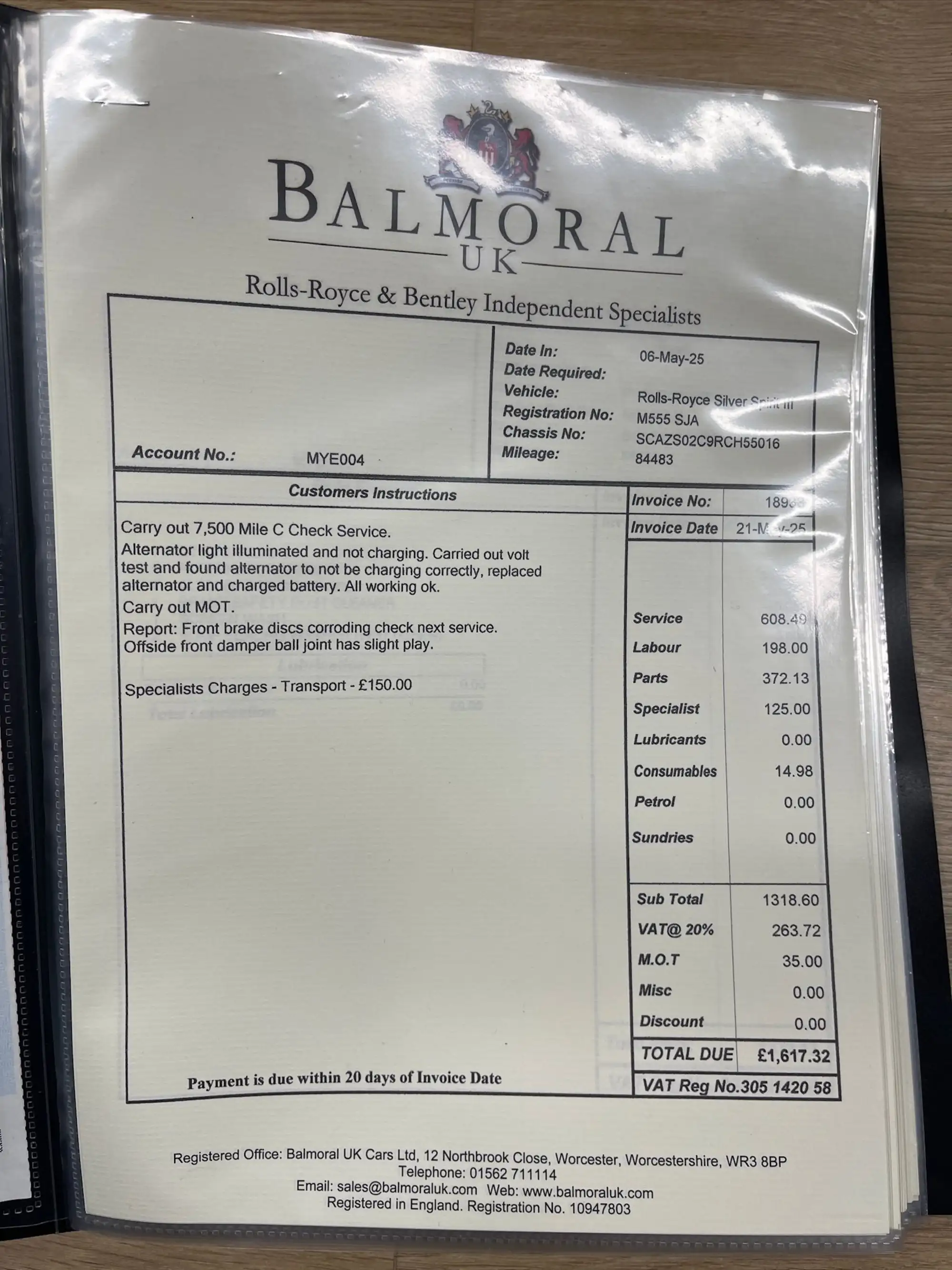 1995 Rolls-Royce Silver Spirit III-Sold