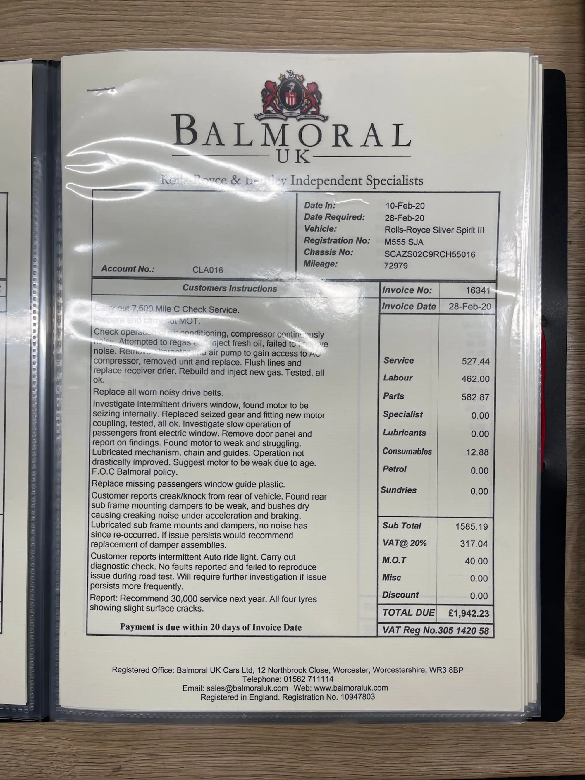 1995 Rolls-Royce Silver Spirit III-Sold