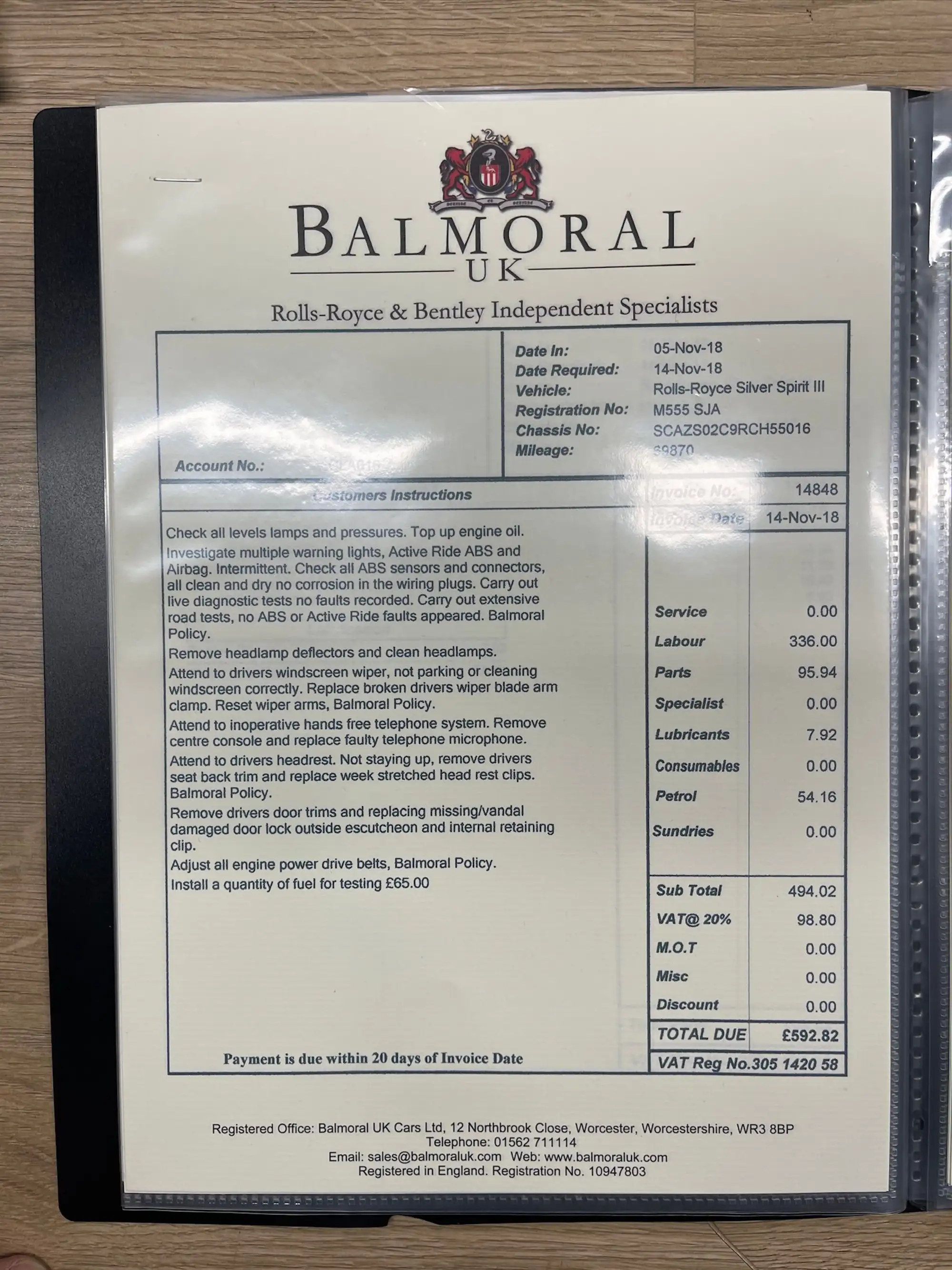 1995 Rolls-Royce Silver Spirit III-Sold