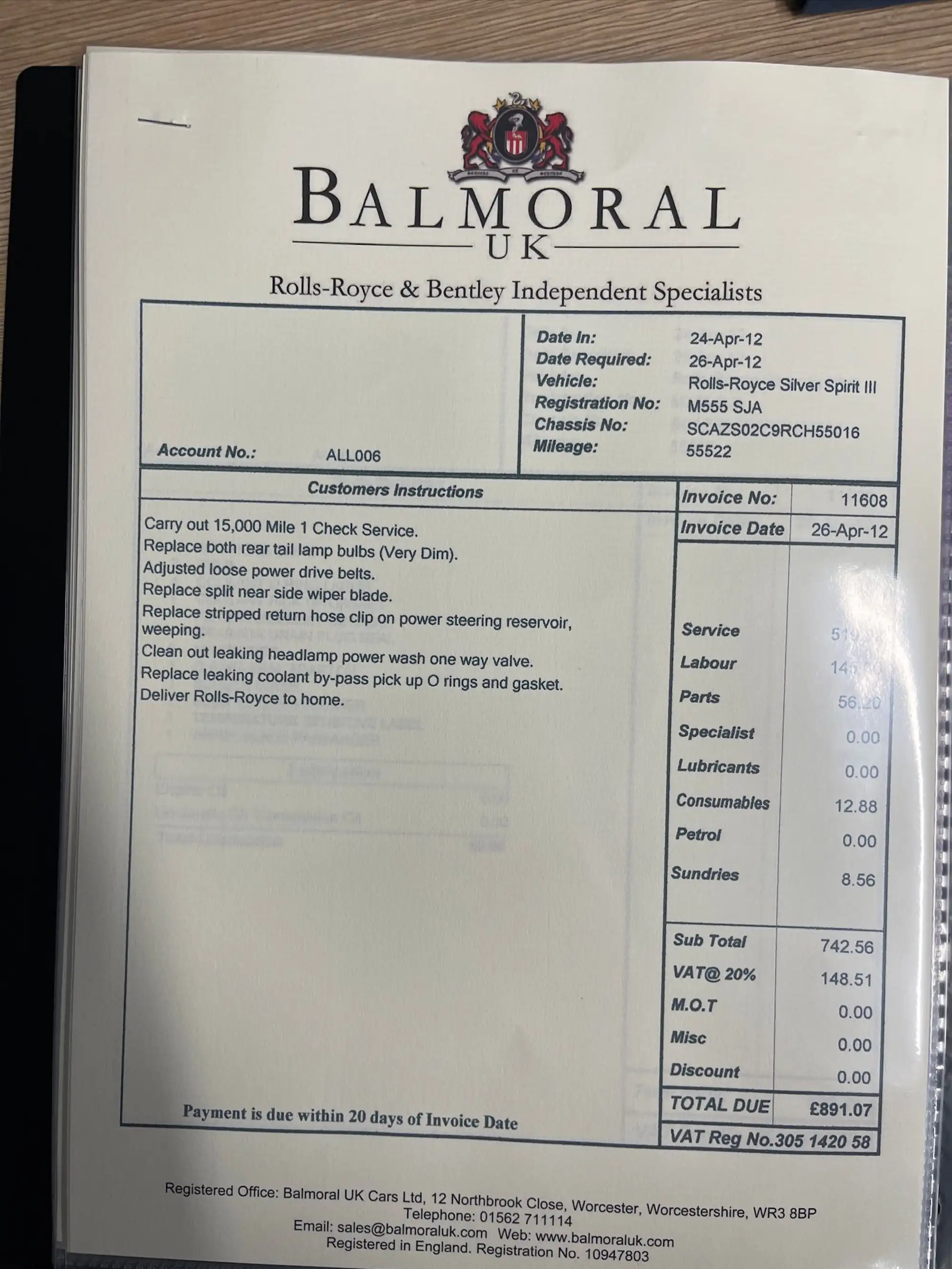 1995 Rolls-Royce Silver Spirit III-Sold