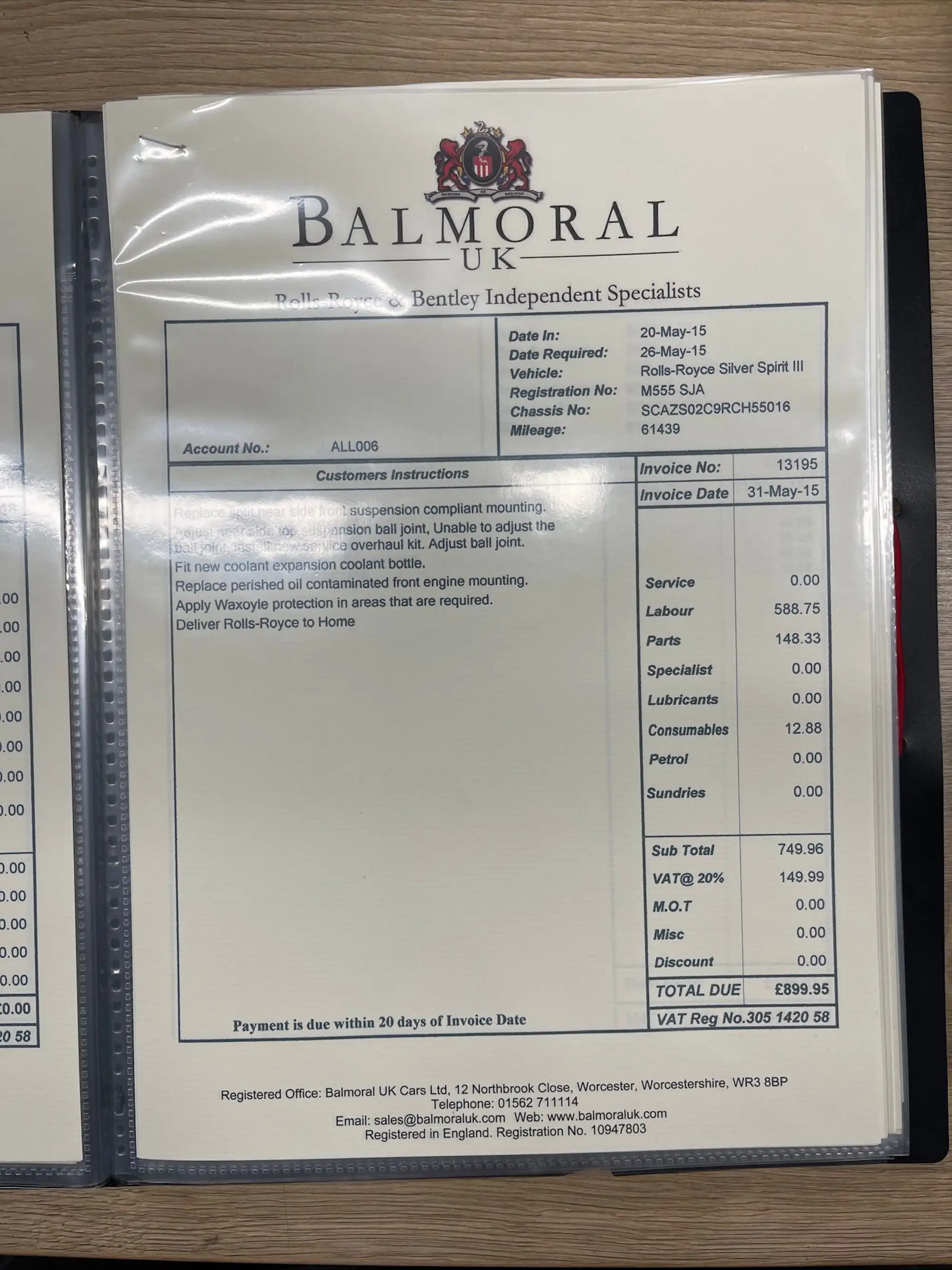 1995 Rolls-Royce Silver Spirit III-Sold