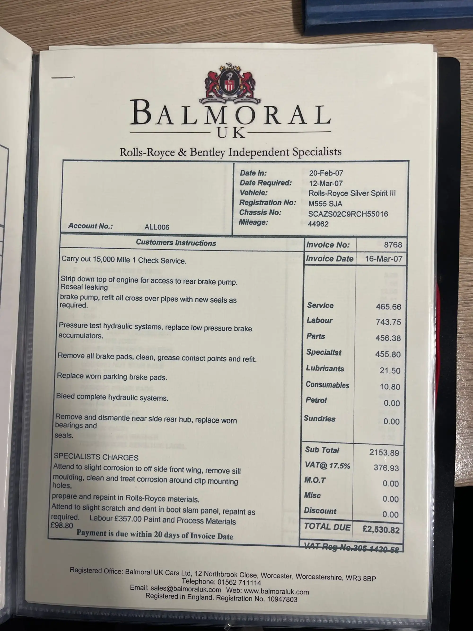 1995 Rolls-Royce Silver Spirit III-Sold