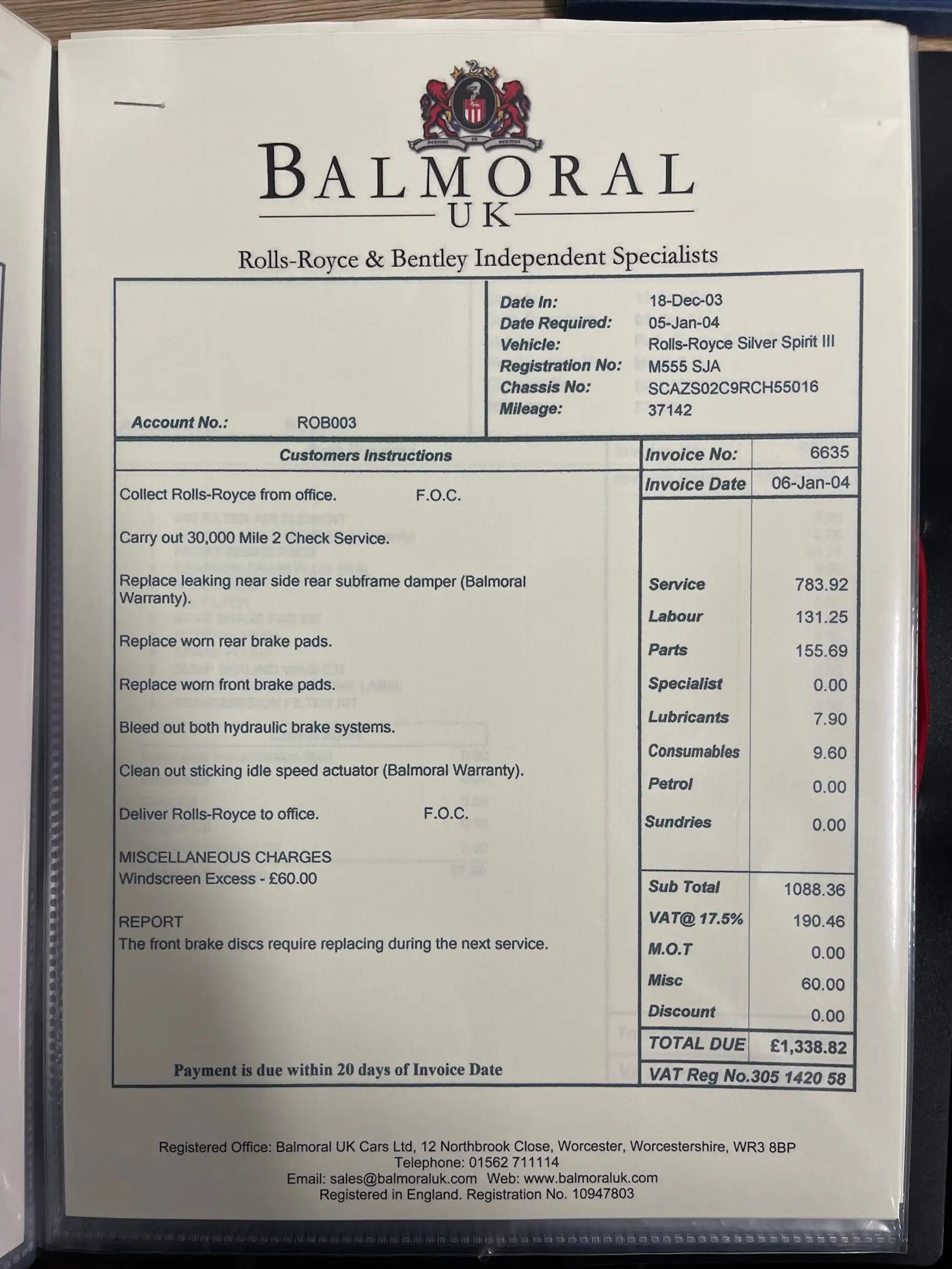 1995 Rolls-Royce Silver Spirit III-Sold