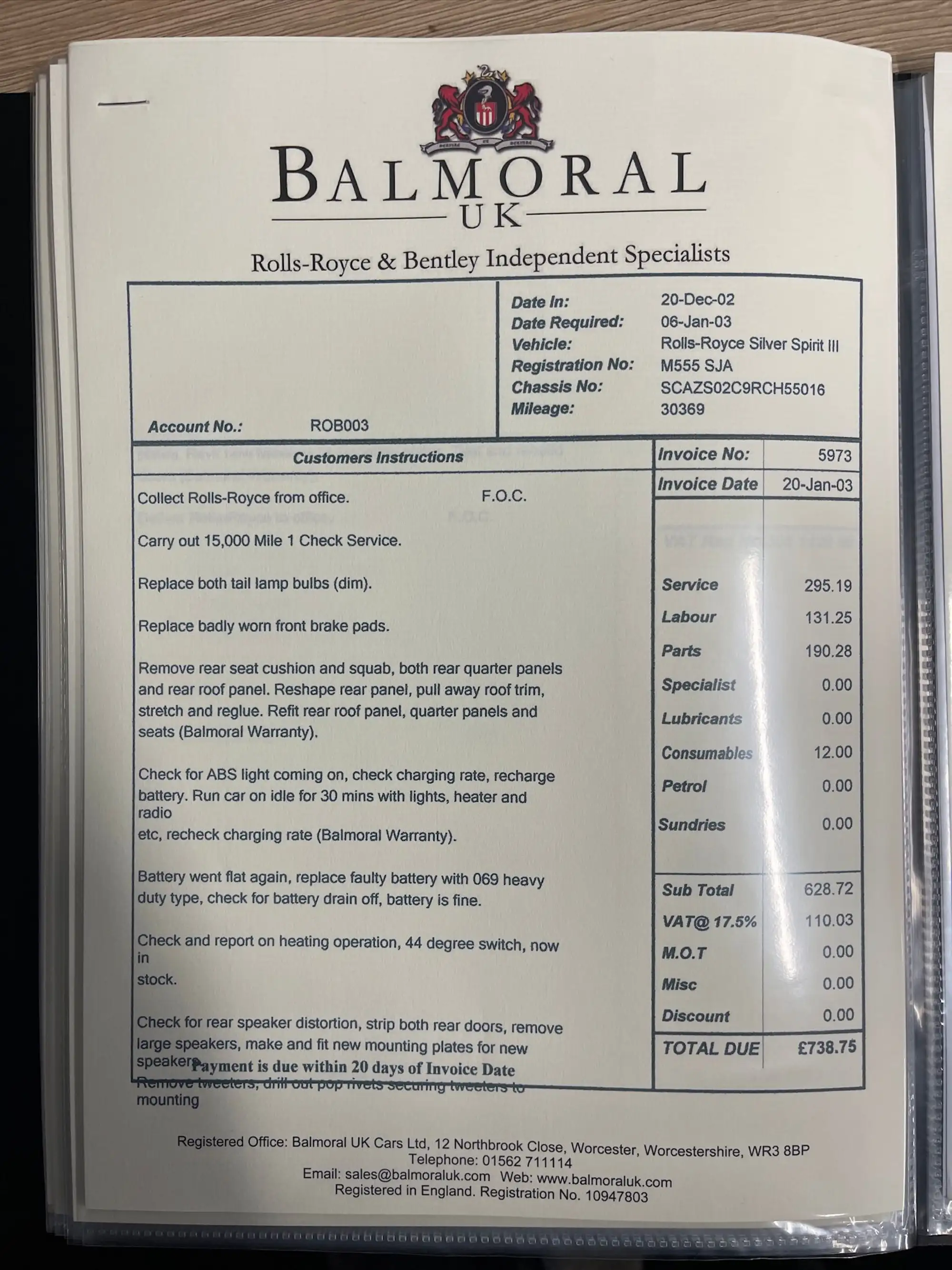 1995 Rolls-Royce Silver Spirit III-Sold