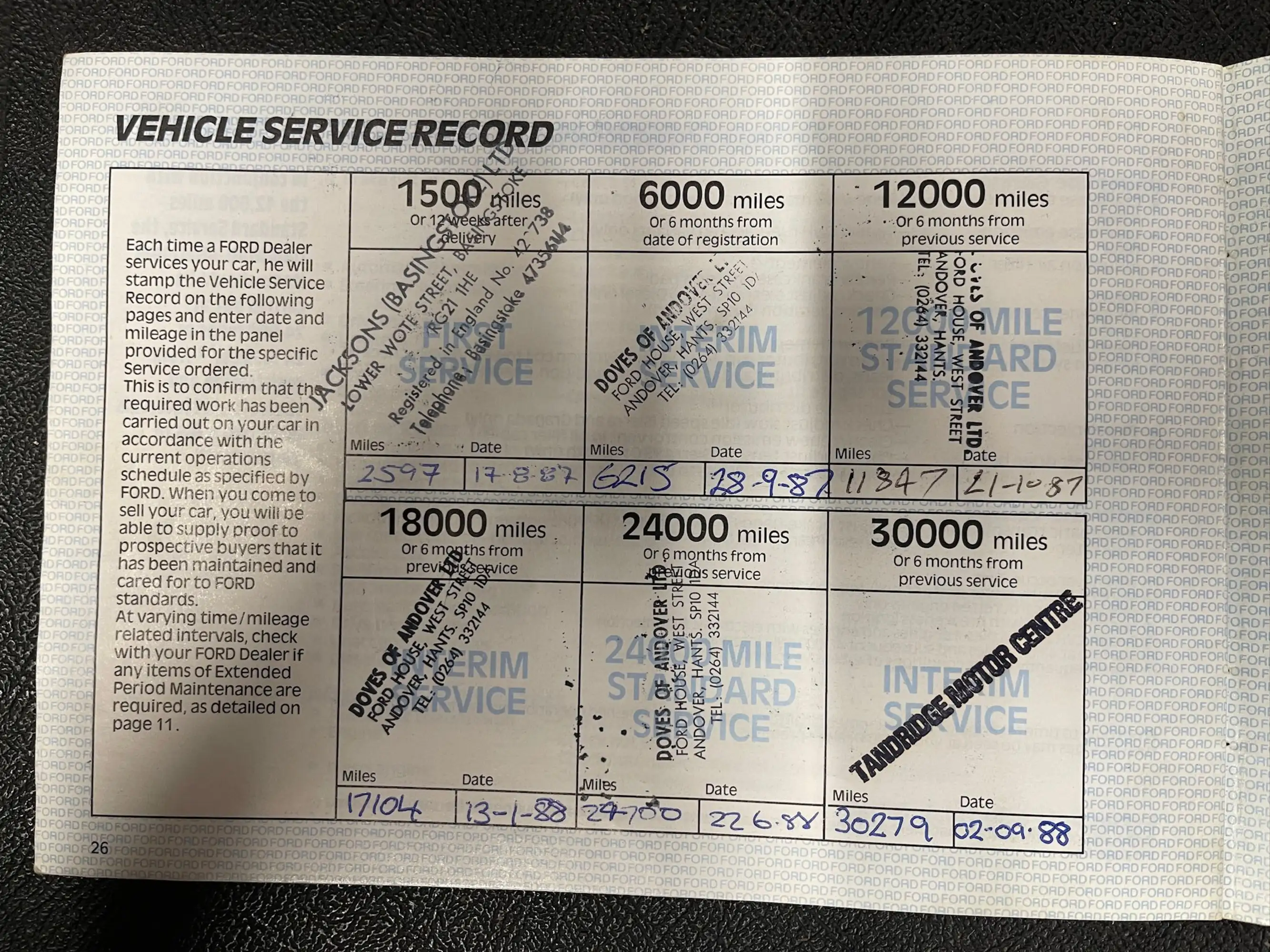 1987 Ford Capri 280 Brooklands-Sold