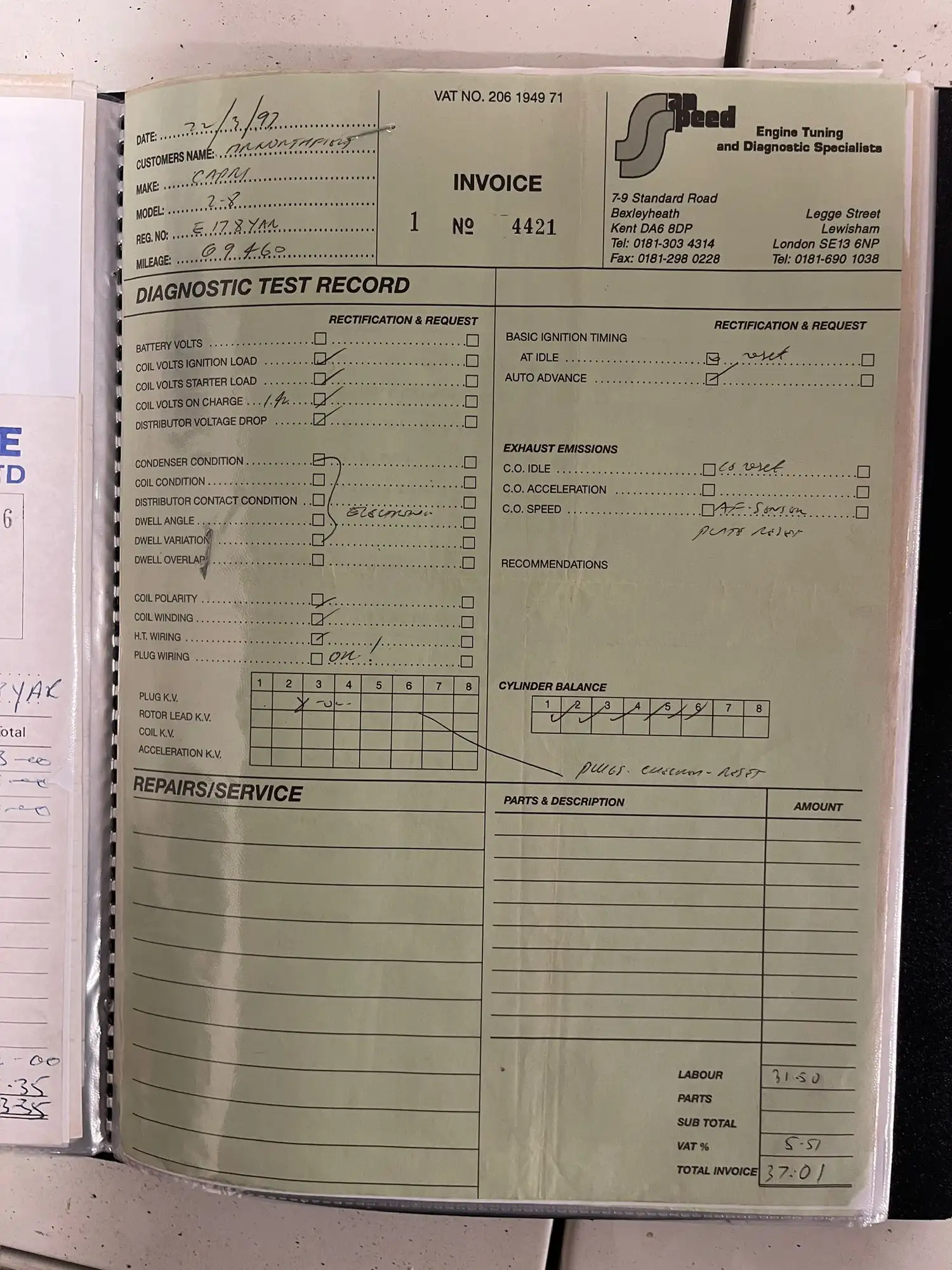 1987 Ford Capri 280 Brooklands-Sold