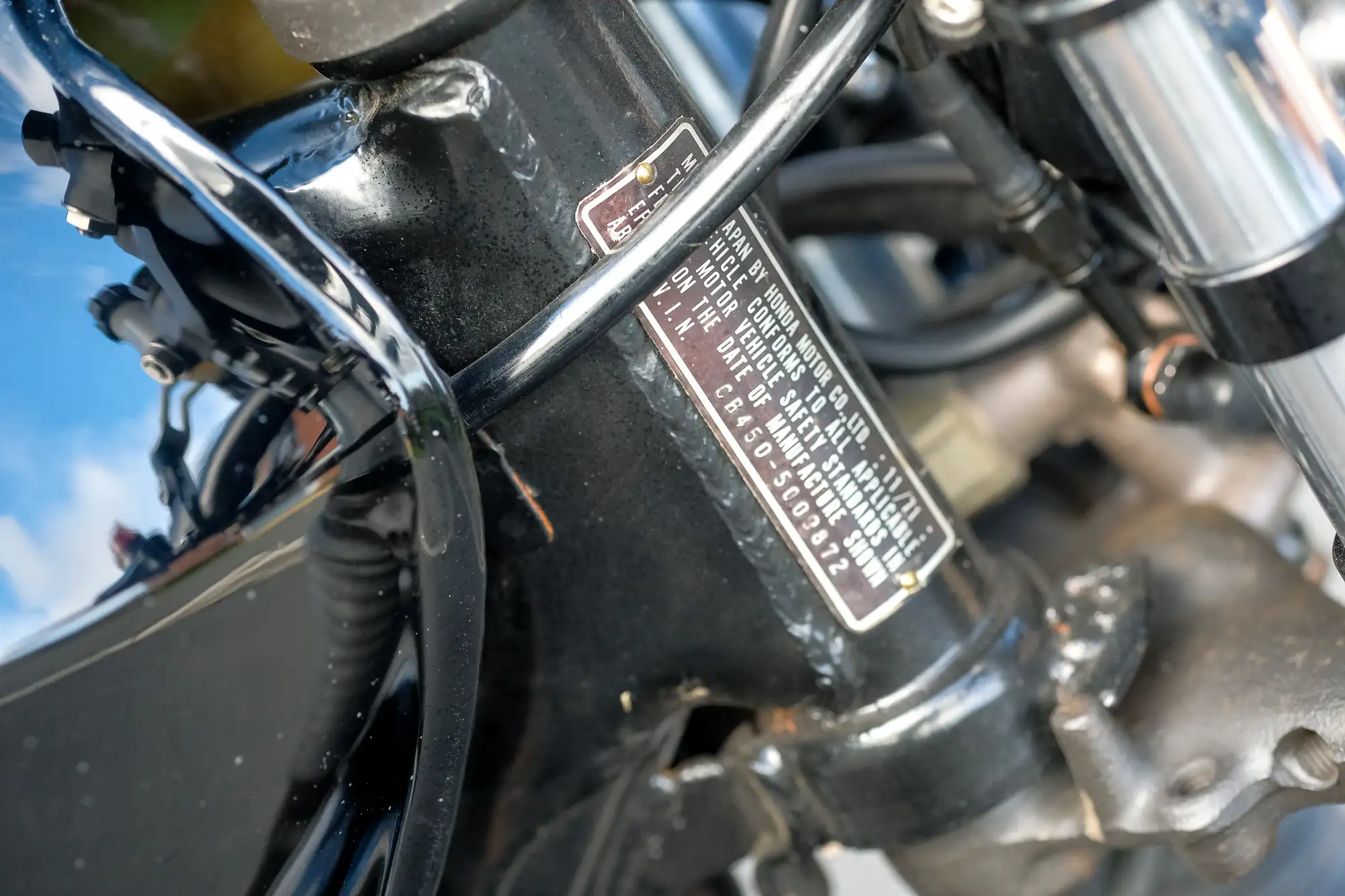 1972 Honda CB450 'Café-Racer'-For Sale