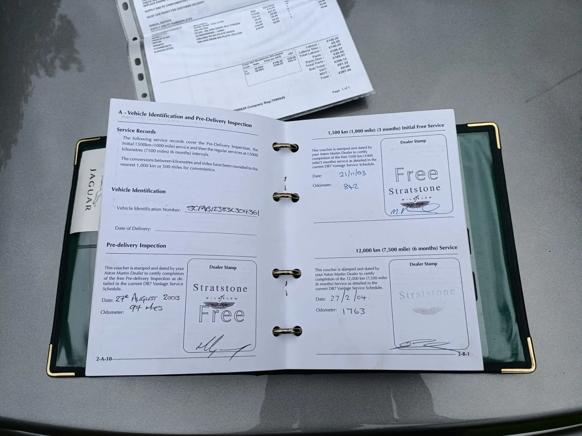 2003 Aston Martin DB7 Vantage V12 Coupe-For Sale