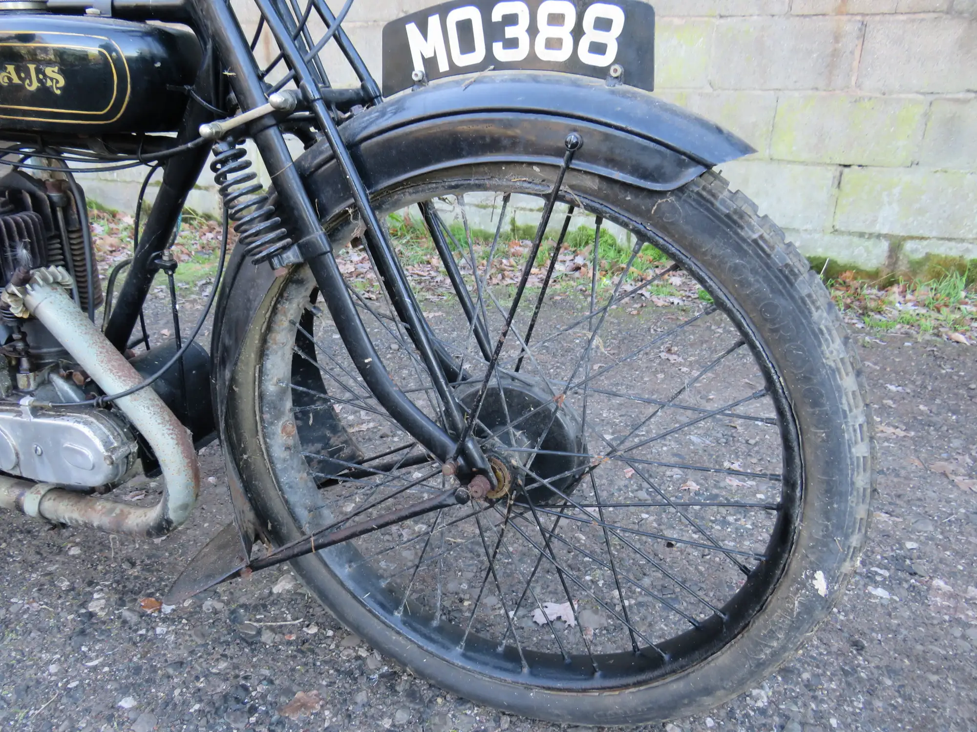1922 AJS Model B 2 3/4 hp Touring 349cc-For Sale