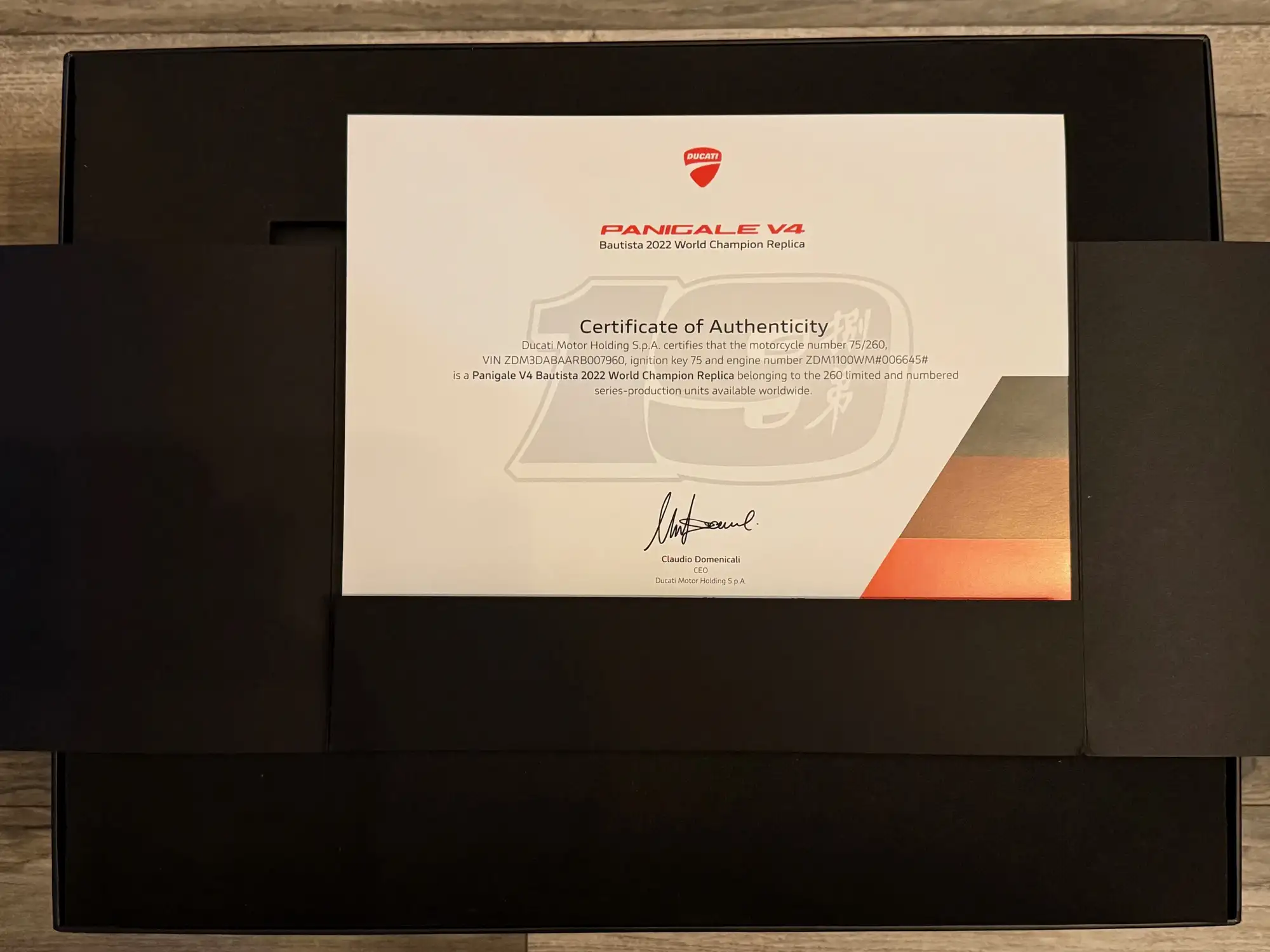 2023 Ducati Panigale V4 Bautista World Championship Replica -For Sale