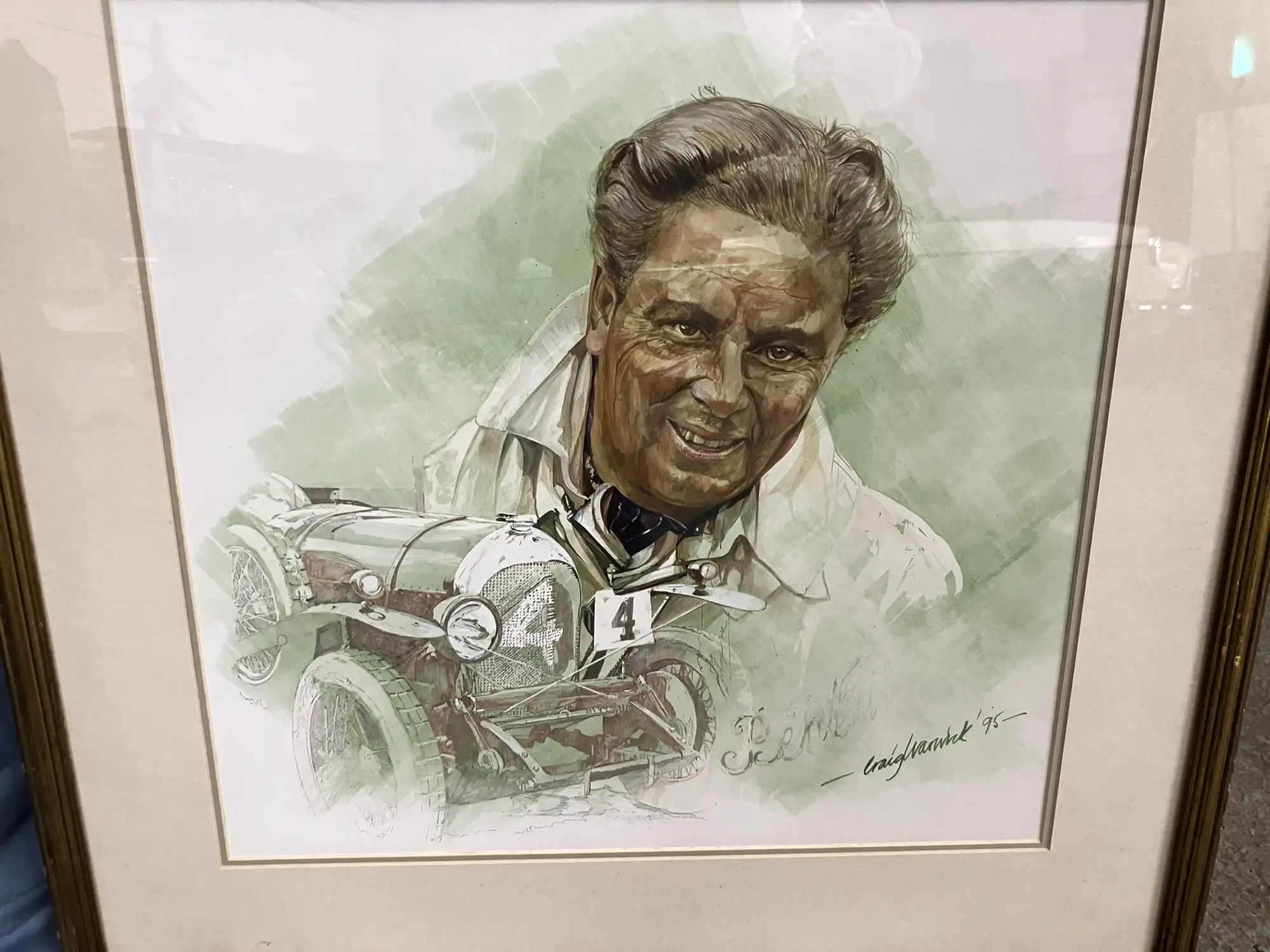 Sir Henry 'Tim' Birkin and His Bentley by Craig Warwick, Ori-For Sale