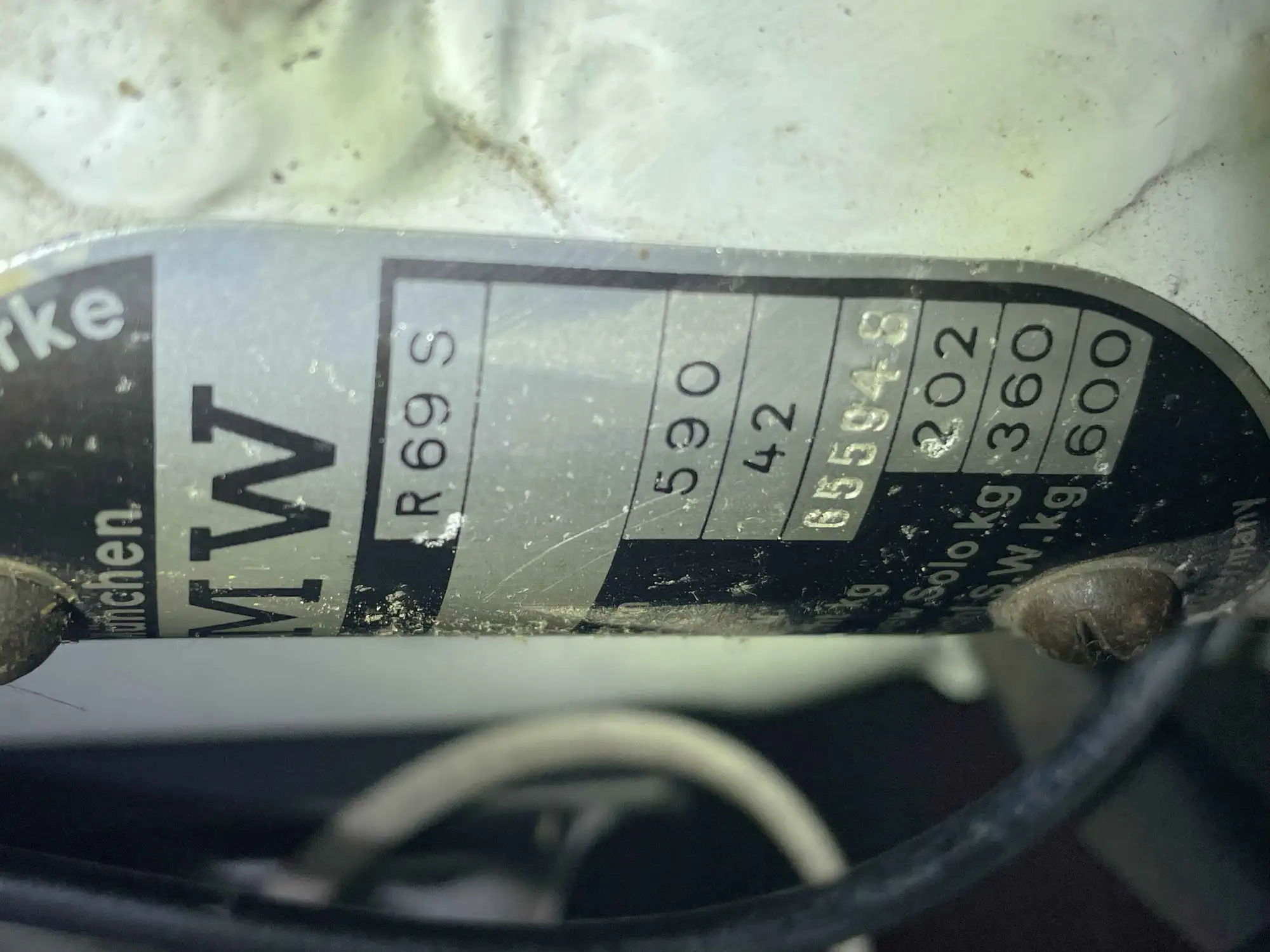 1961 BMW R69S 600cc and Steib 501 Sidecar-For Sale