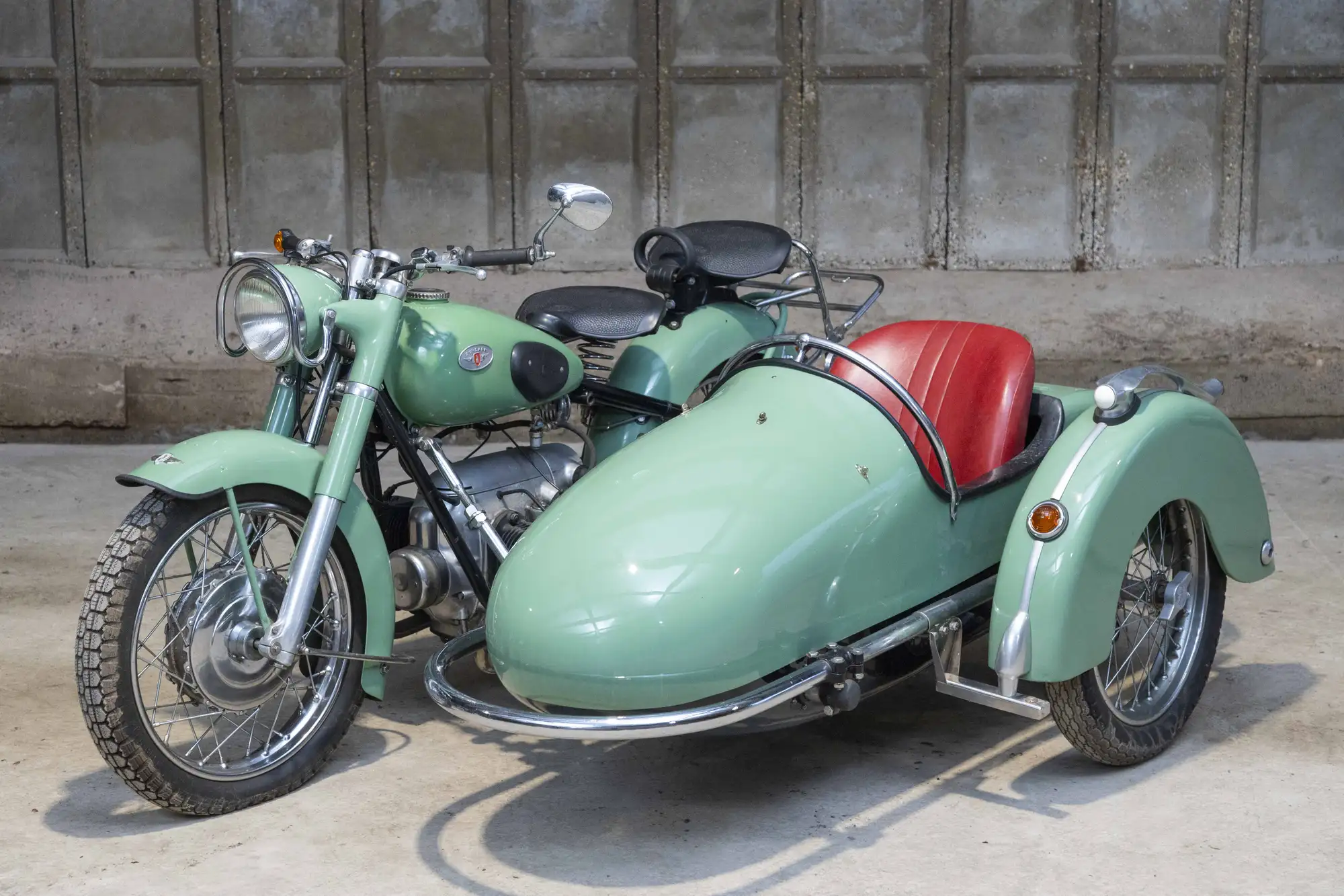 1954 Zundapp KS601 592cc and Swallow Jet 80 Sidecar-For Sale