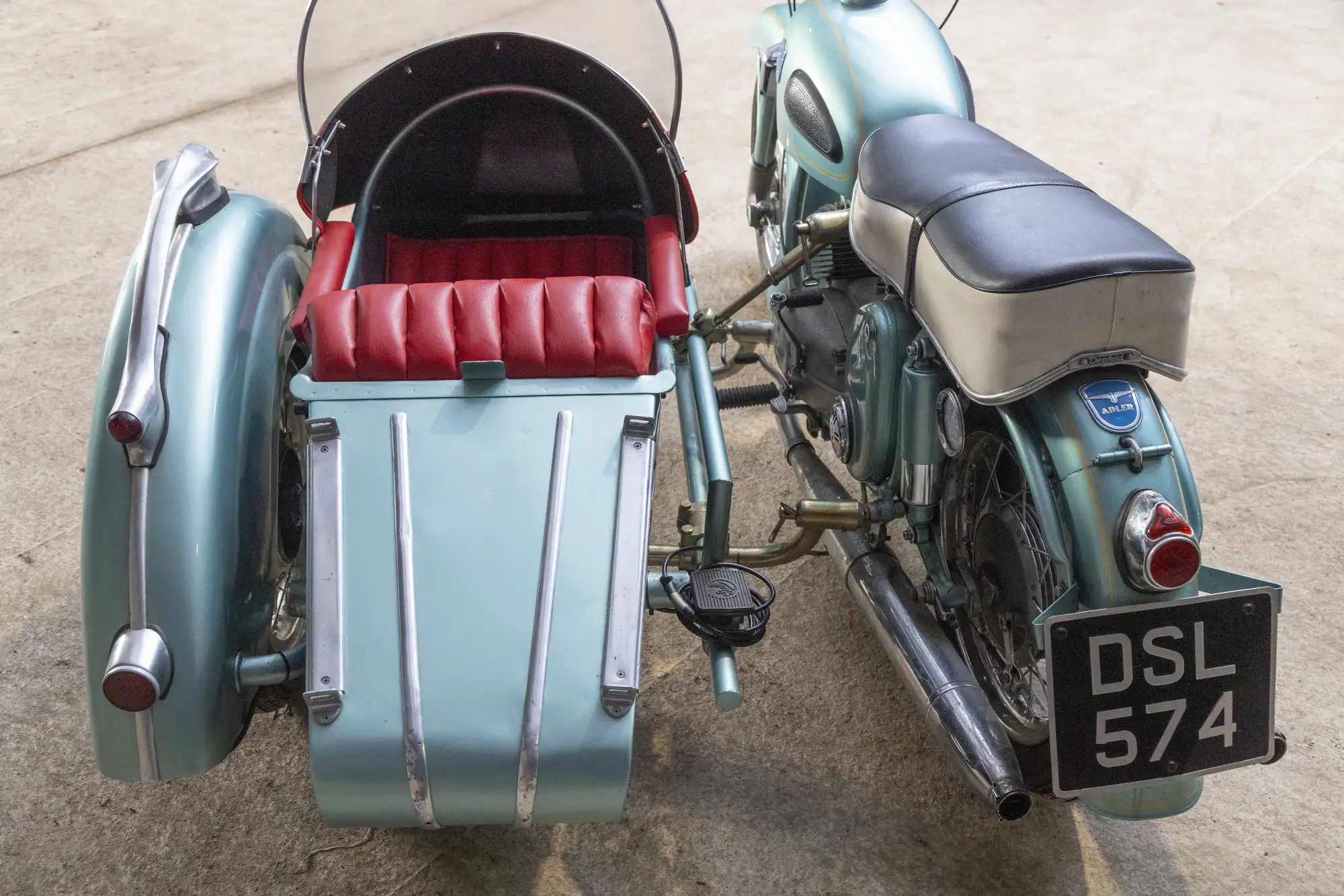 1957 Adler Favorit 250cc and Steib LS200 Sidecar-For Sale