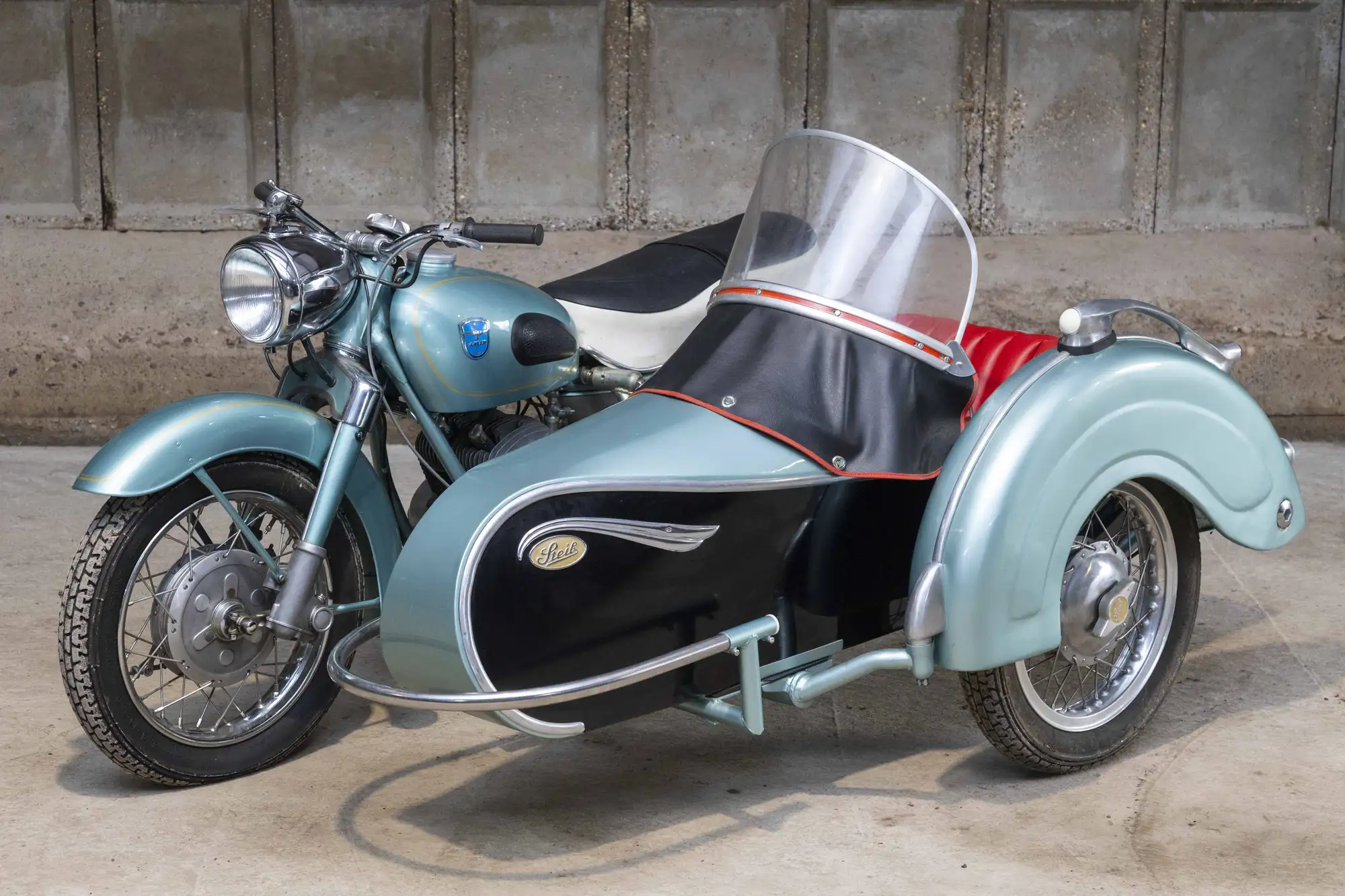 1957 Adler Favorit 250cc and Steib LS200 Sidecar-For Sale