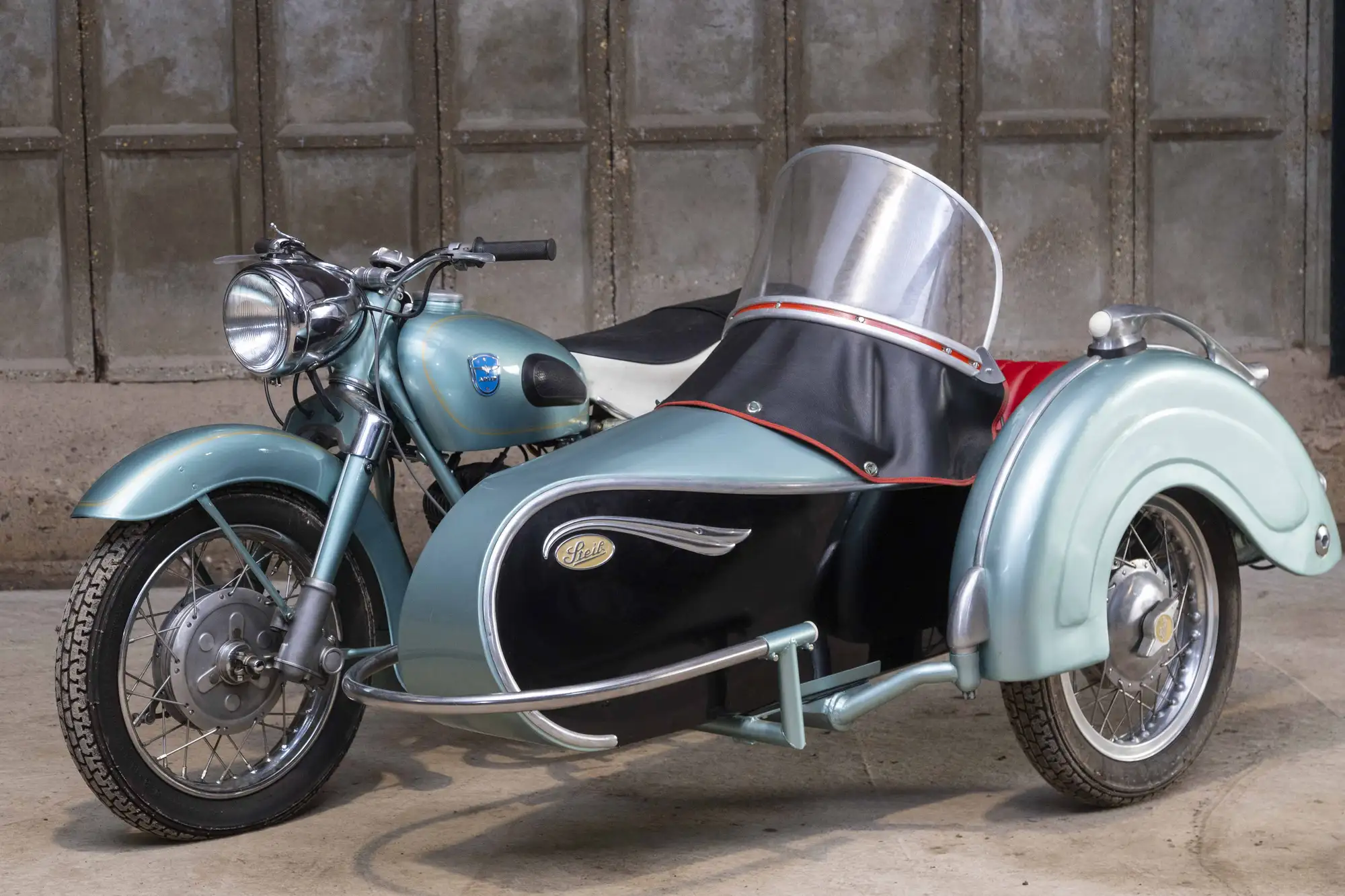 1957 Adler Favorit 250cc and Steib LS200 Sidecar-For Sale