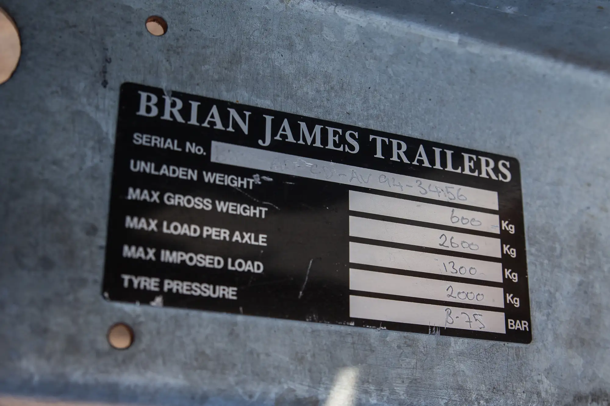 c.2018 Brian James Trailer-For Sale