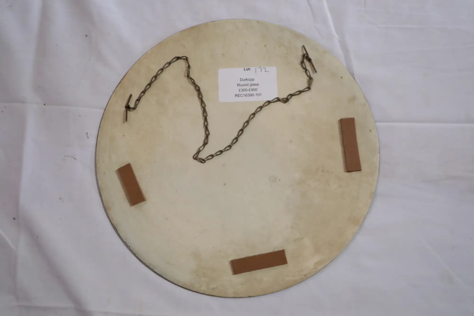 Durkopp Round Glass Sign-For Sale