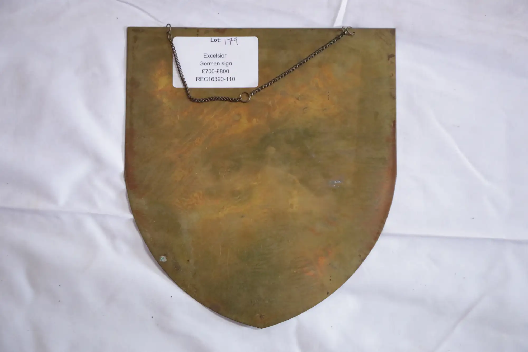 Excelsior Motorrader Shield Enamel Sign-For Sale