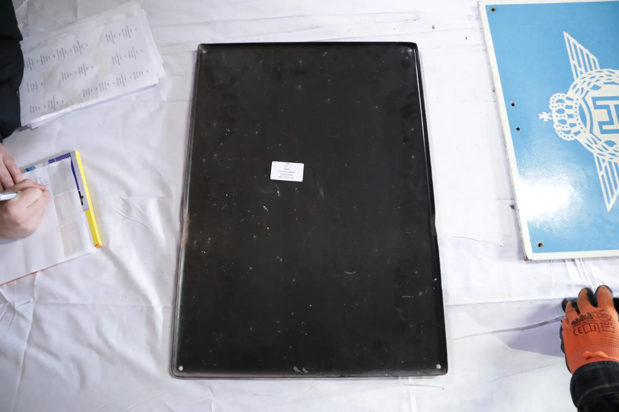 Gilera Moto Servizio Enamel Sign-For Sale