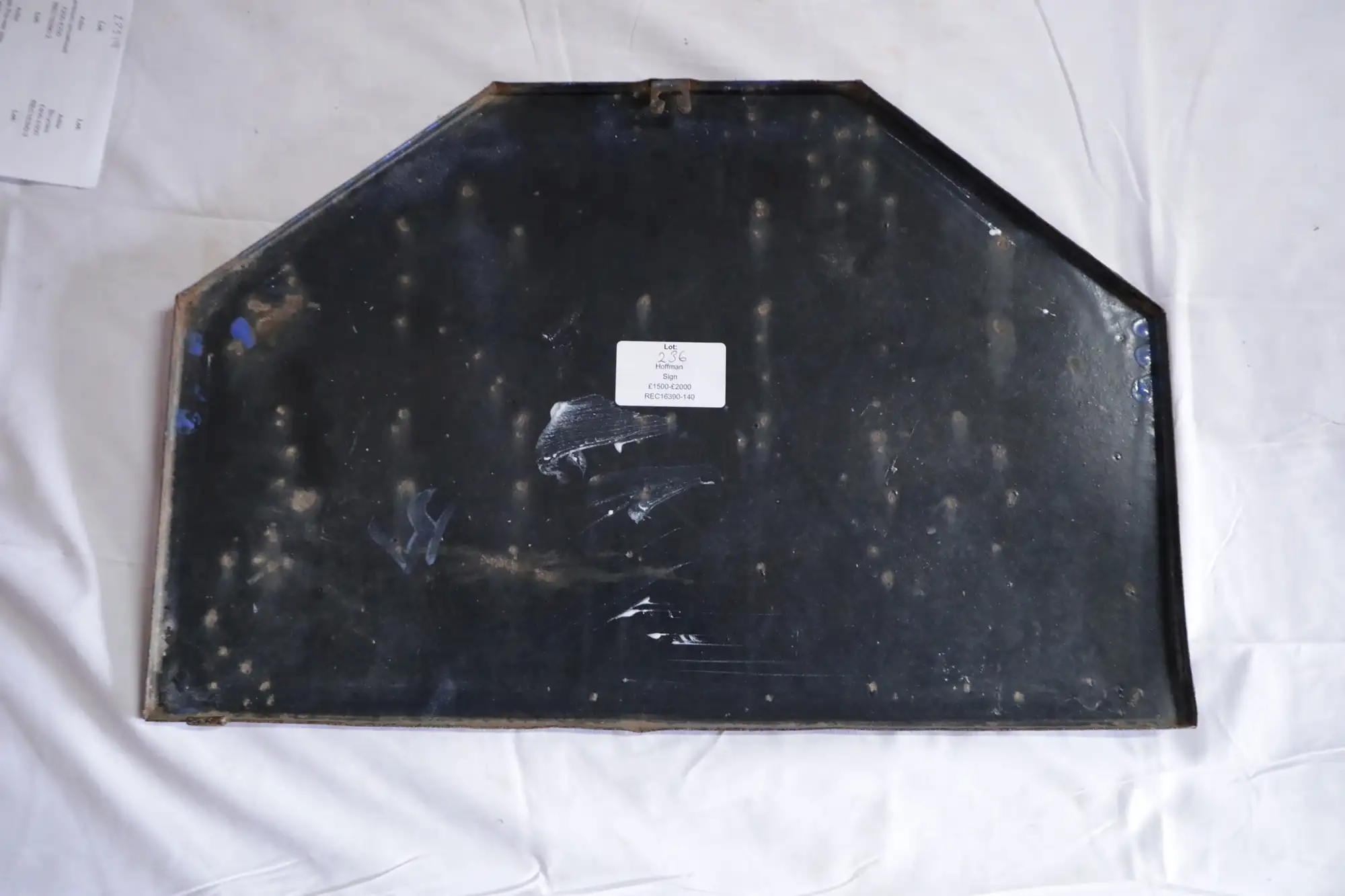 Hoffman Motorrader Enamel Sign -For Sale