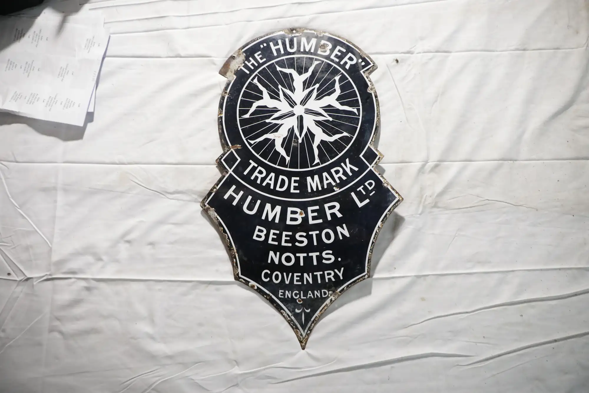 Humber Enamel Sign-For Sale