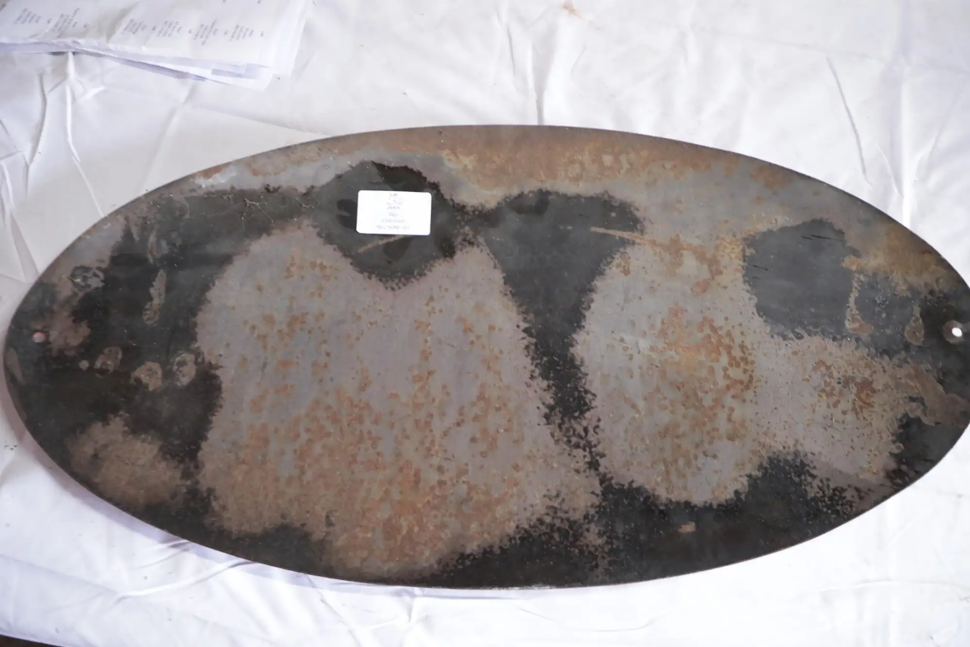 JAWA Oval Enamel Sign-For Sale