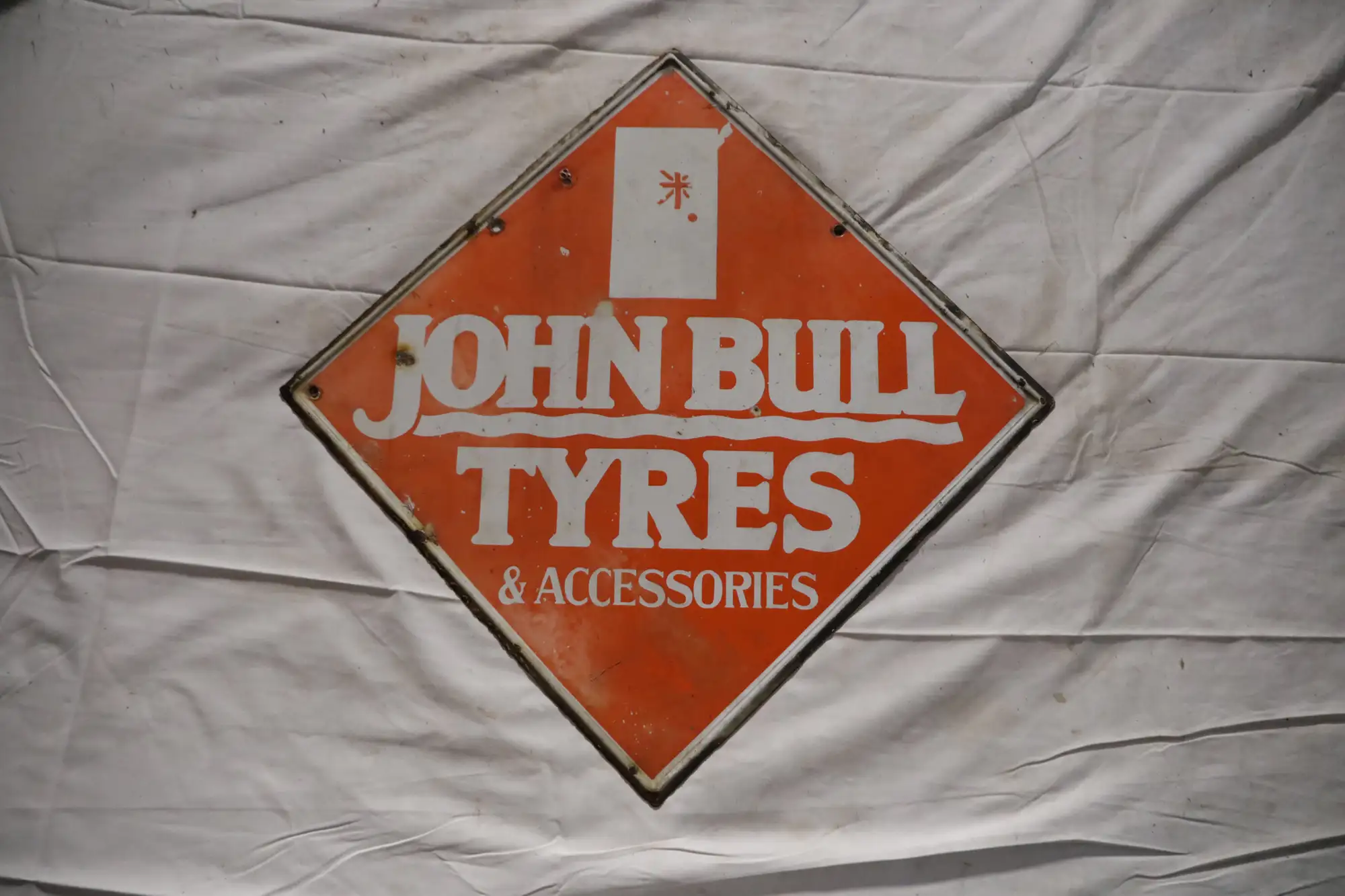 John Bull Tyres & Accessories Enamel Sign-For Sale