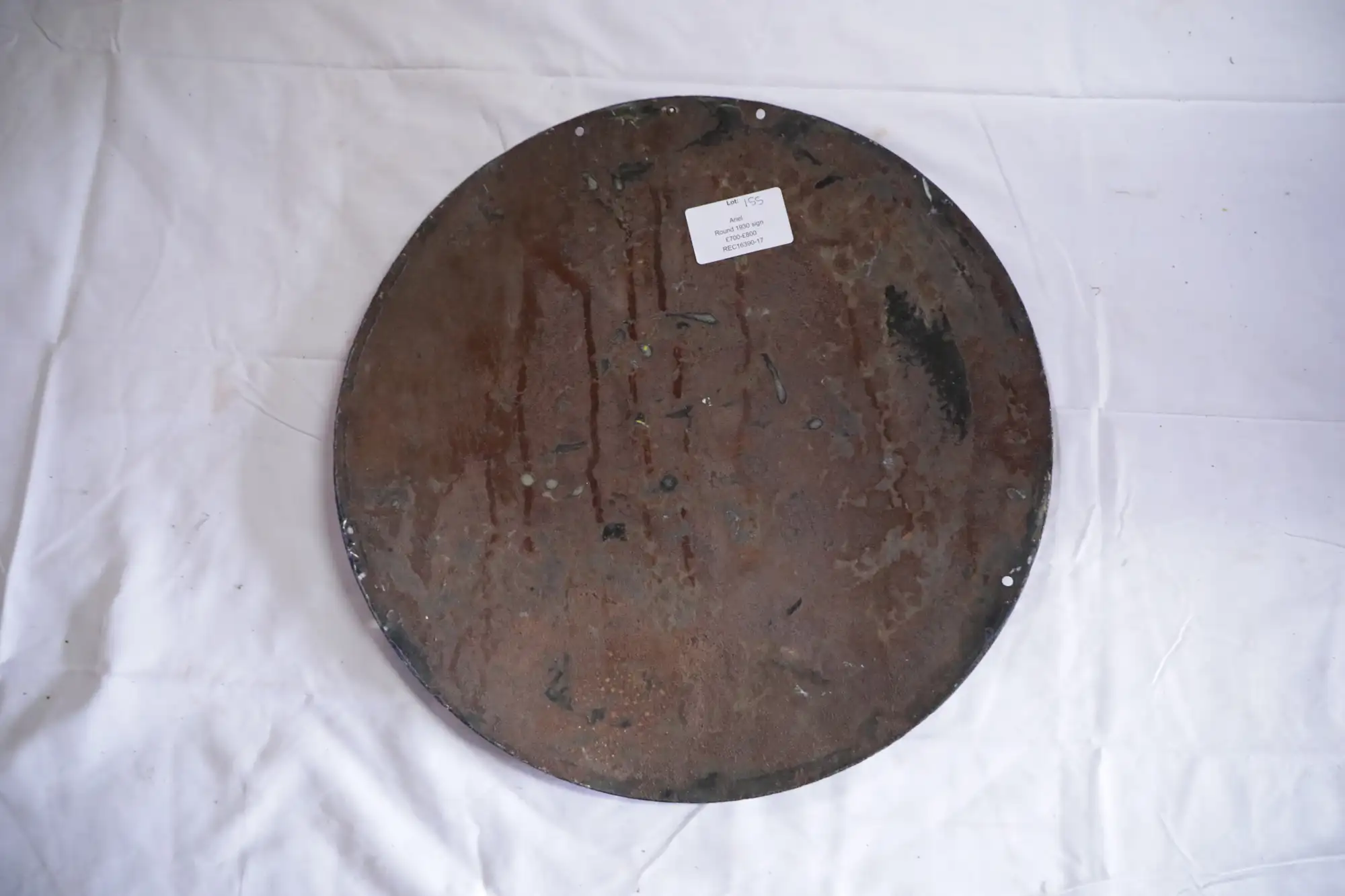 1930s Ariel Round Enamel Sign-For Sale