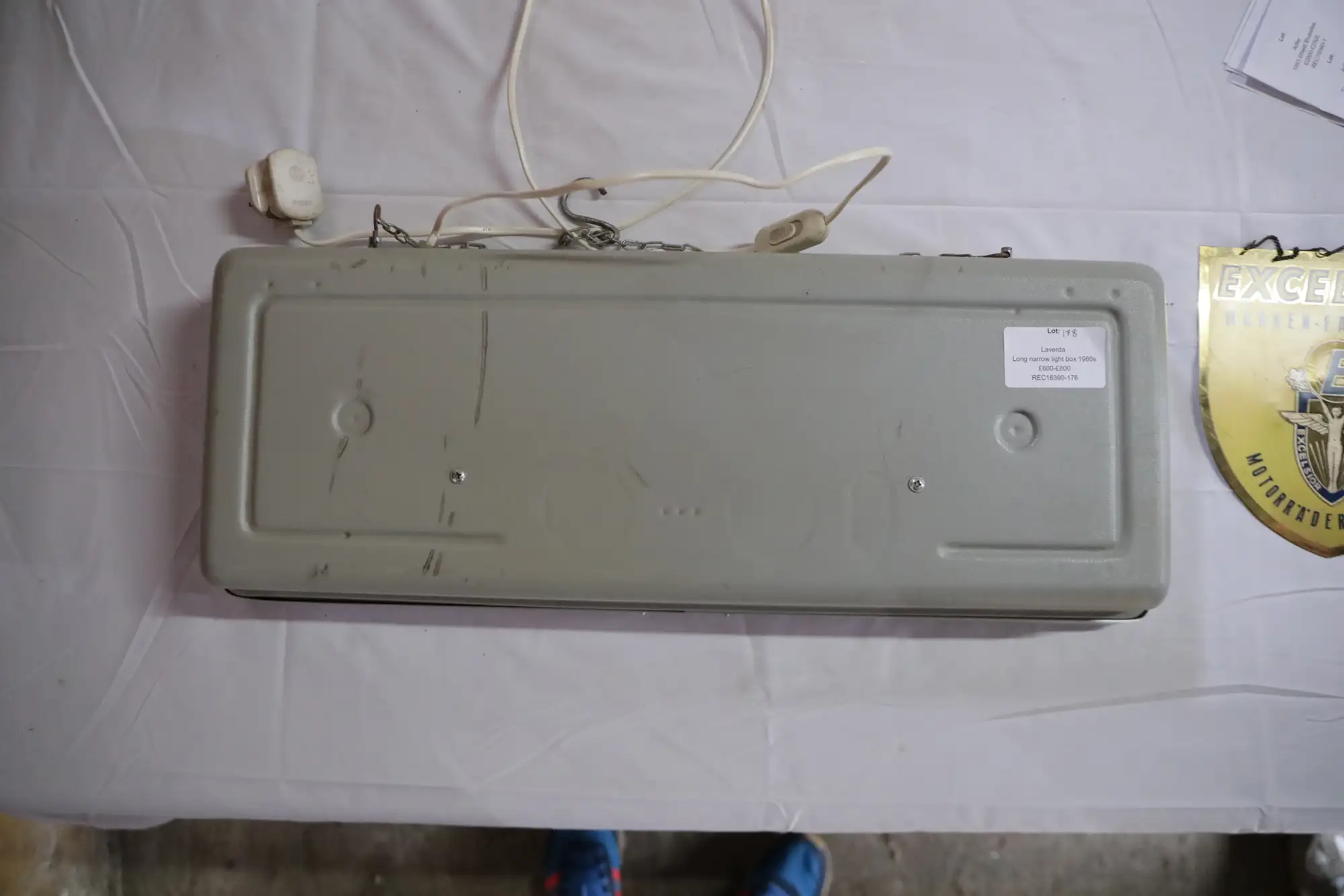 1960s Laverda Light Box Showroom Sign-For Sale