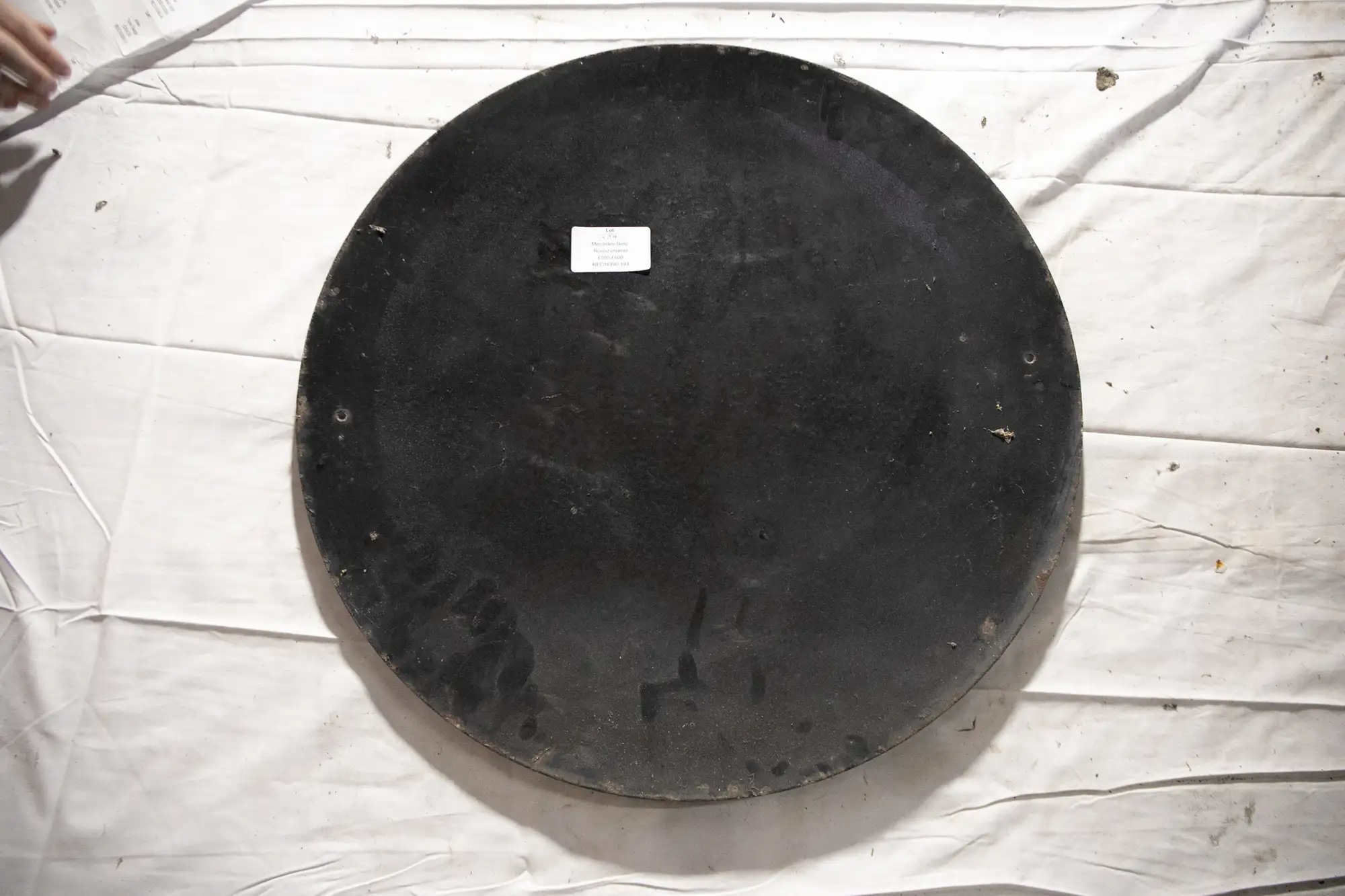 Mercedes-Benz Round Enamel Sign-For Sale