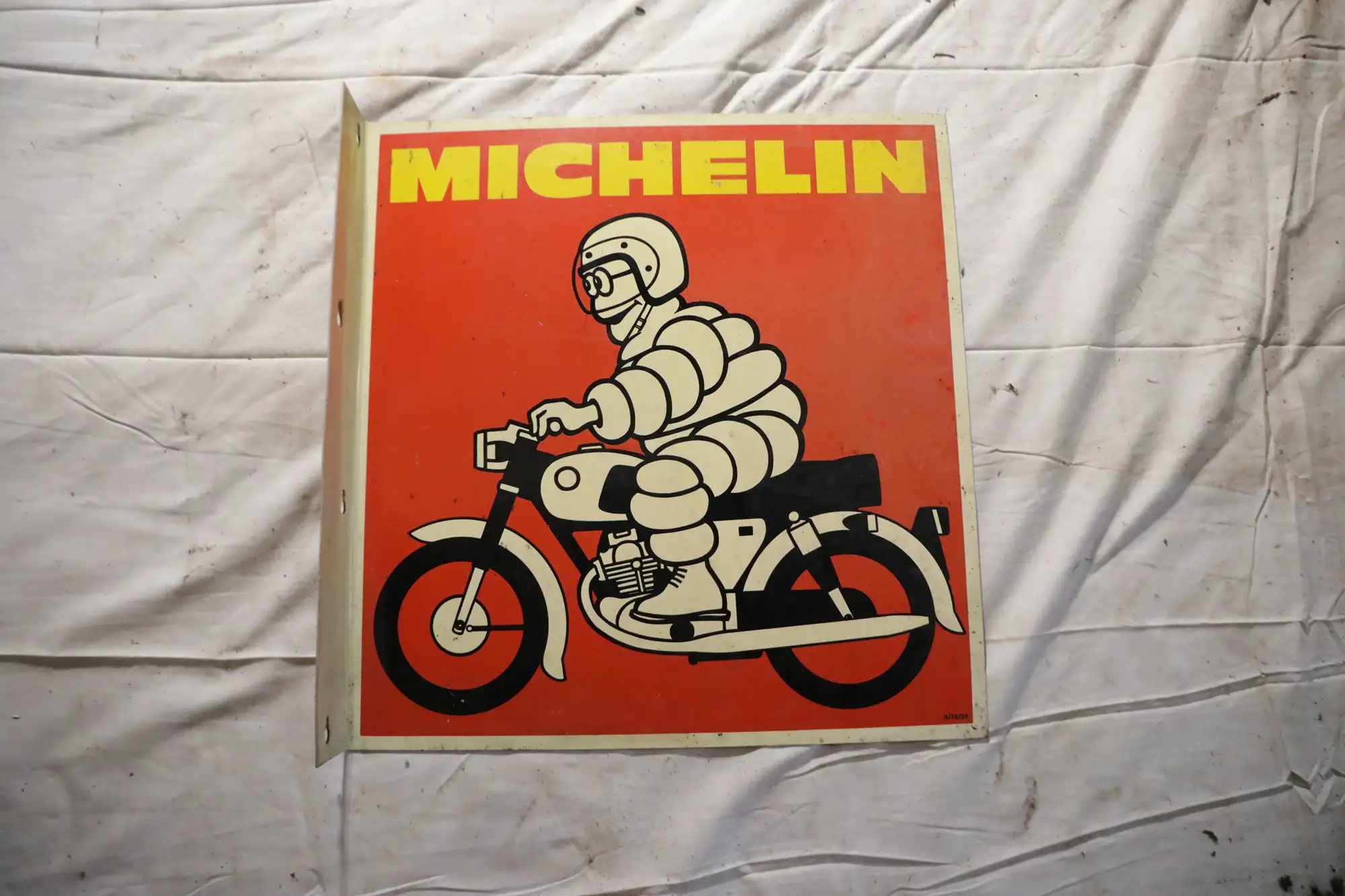 Michelin Motorbike Wall Mounted Tin Sign-For Sale