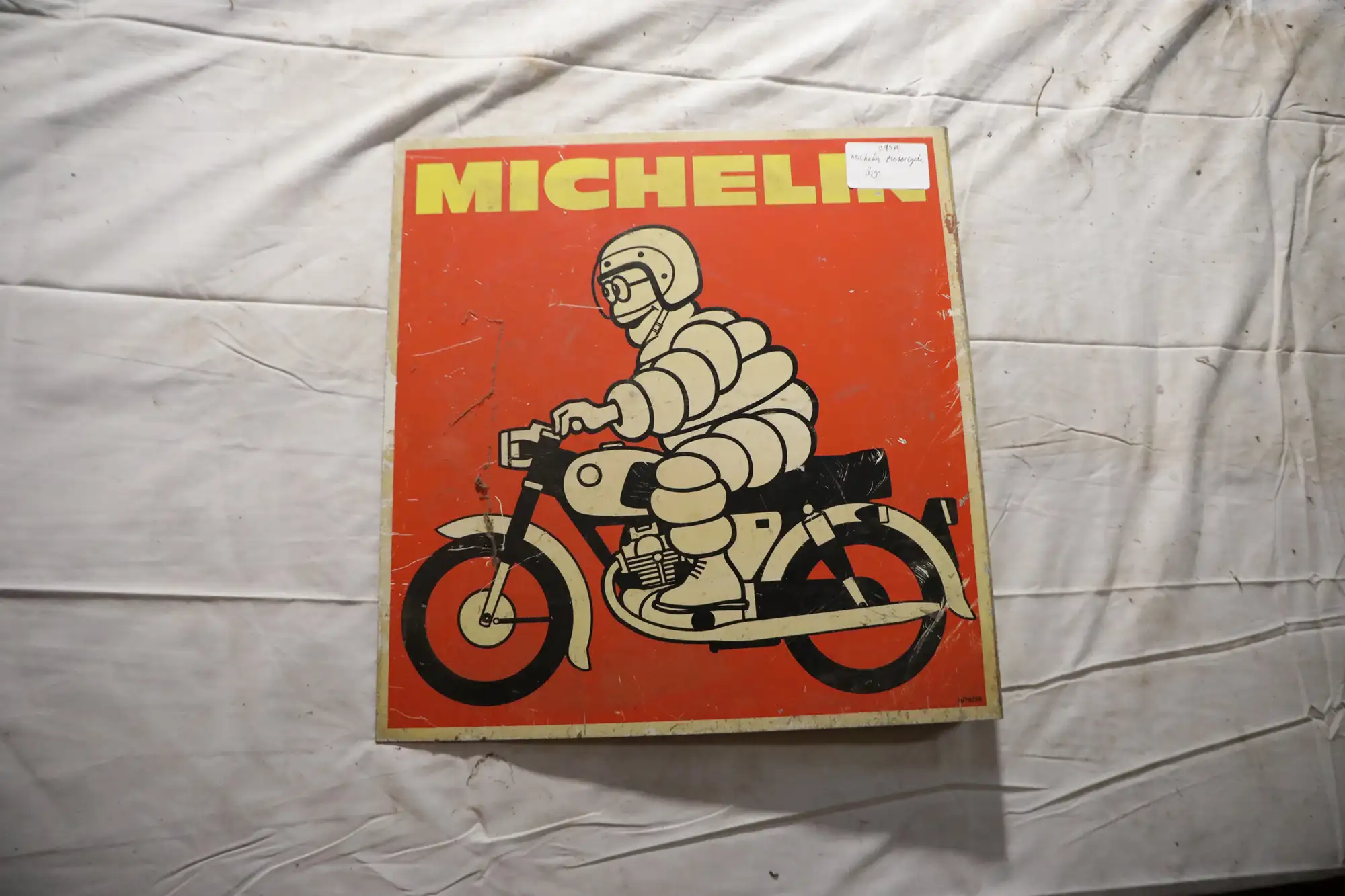 Michelin Motorbike Wall Mounted Tin Sign-For Sale