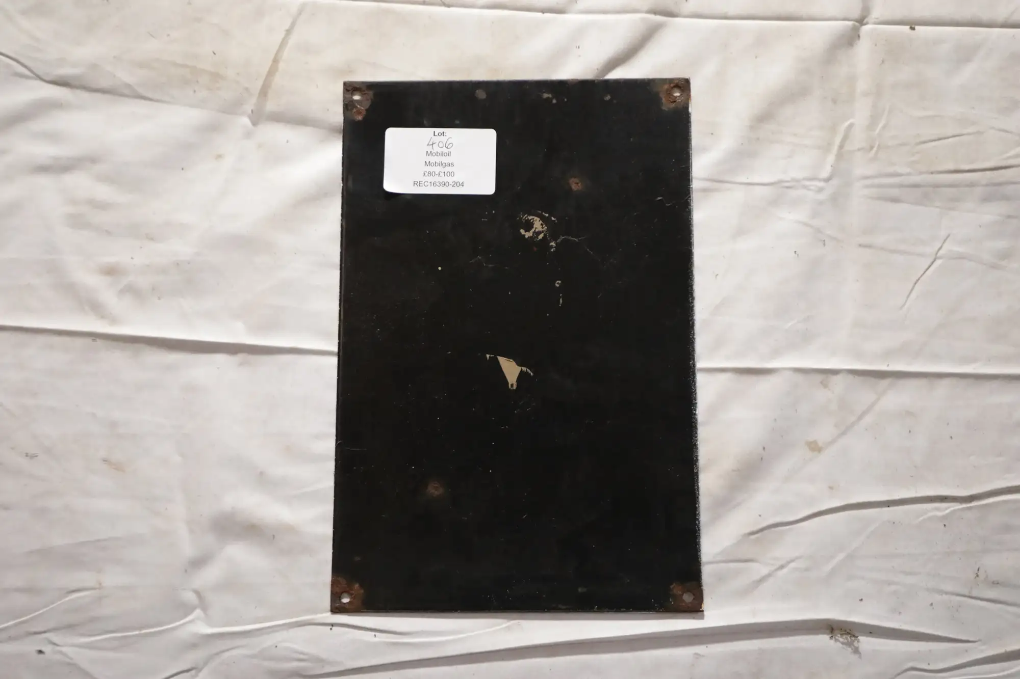 Mobilgas Mobiloil Enamel Sign-For Sale