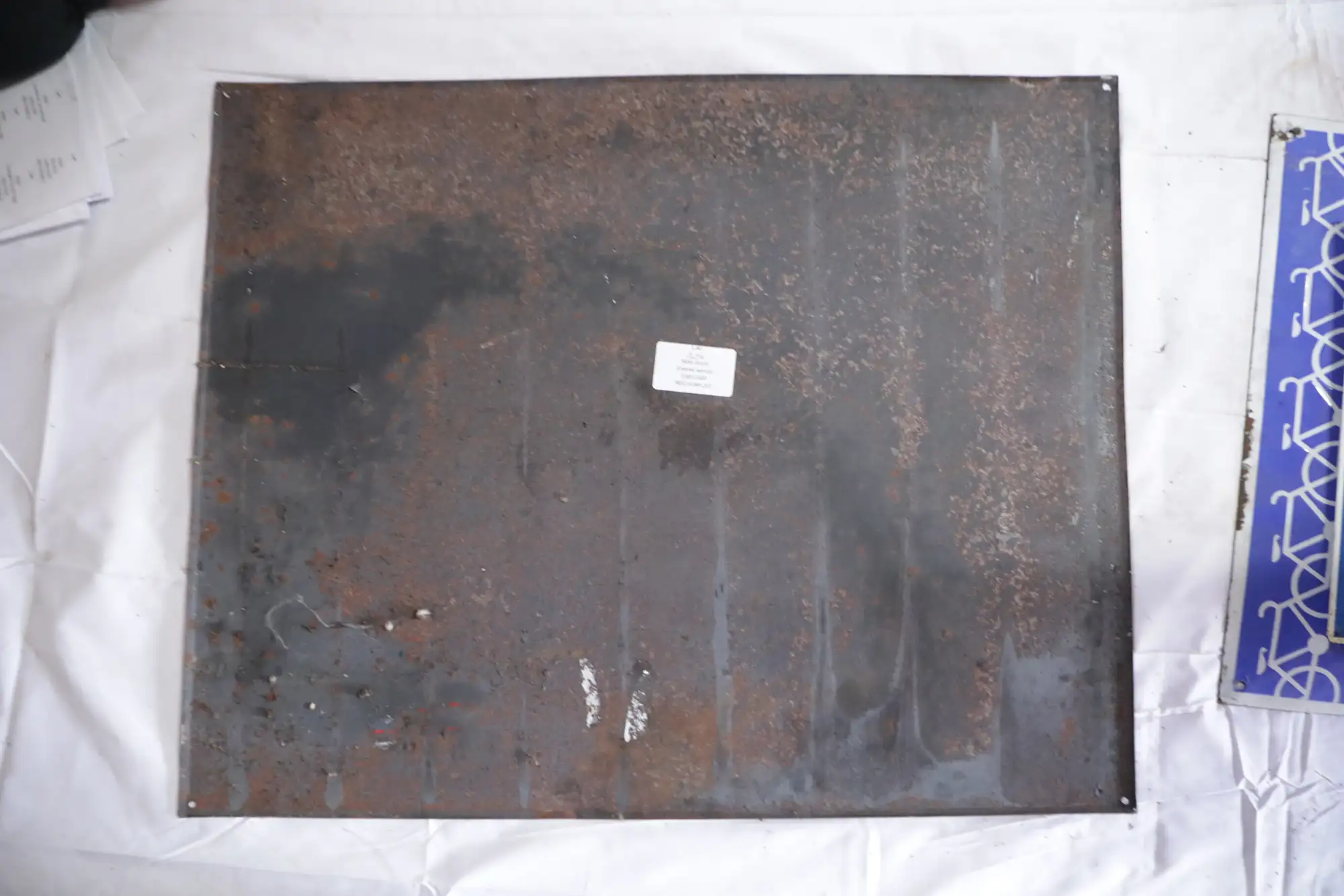 Moto Guzzi Servizio Enamel Sign-For Sale