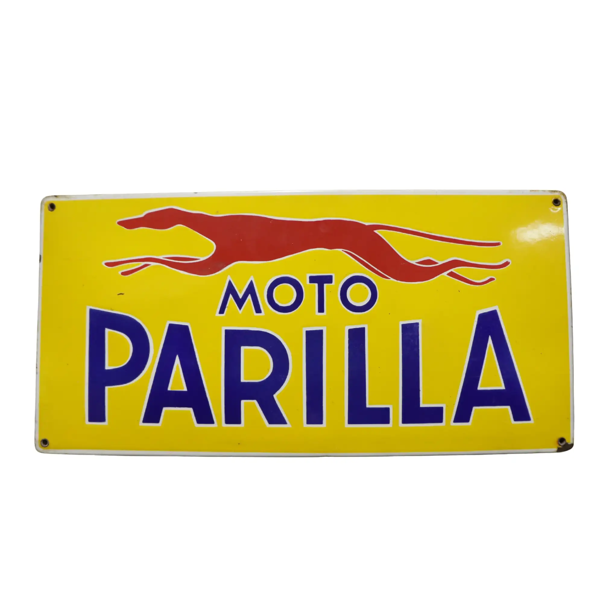 1960s Moto Parilla Enamel Sign-For Sale