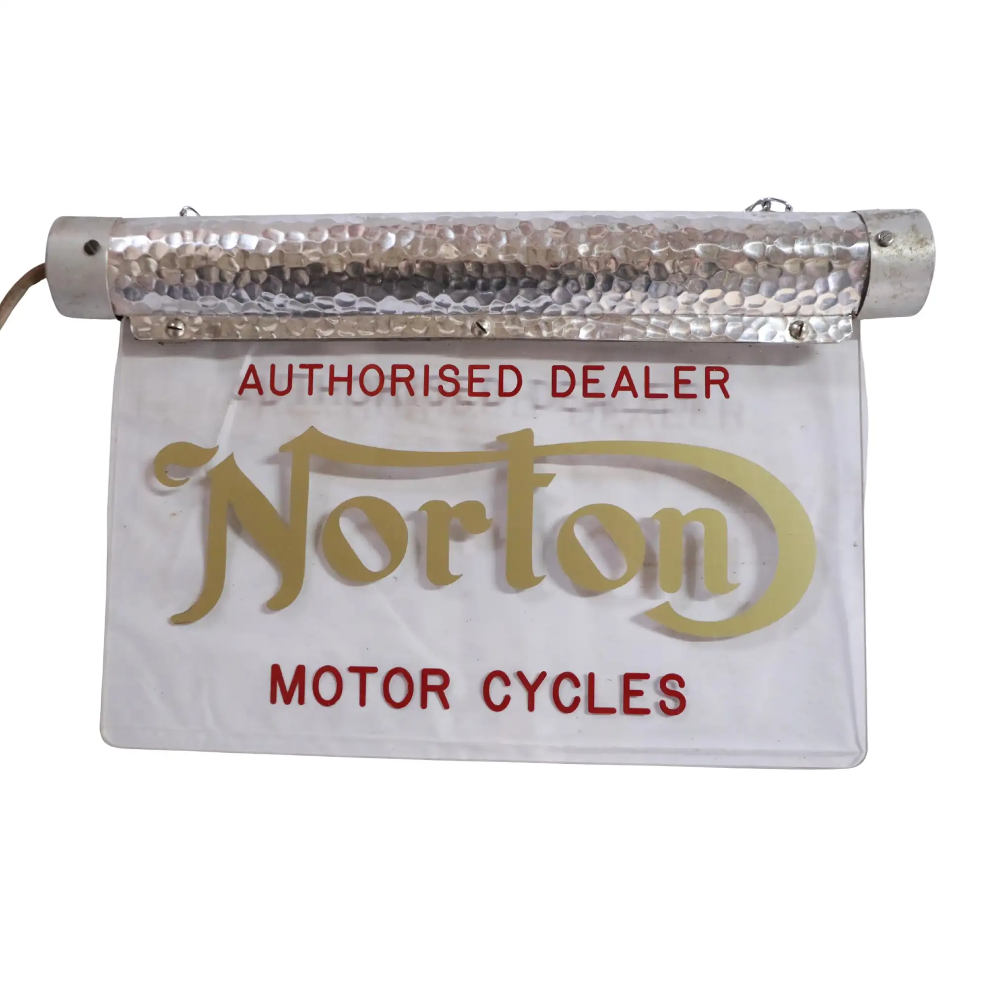1940s Norton Light Box Showroom Sign-For Sale