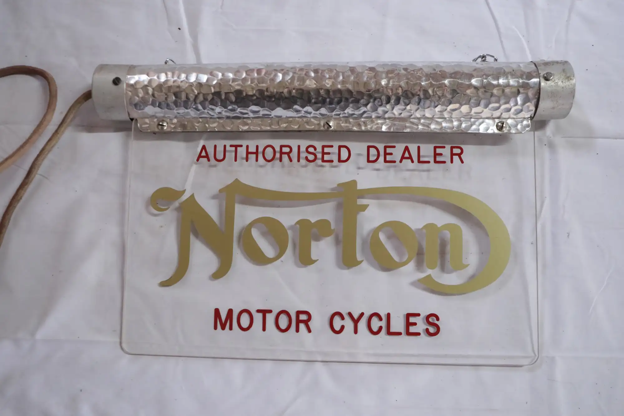 1940s Norton Light Box Showroom Sign-For Sale