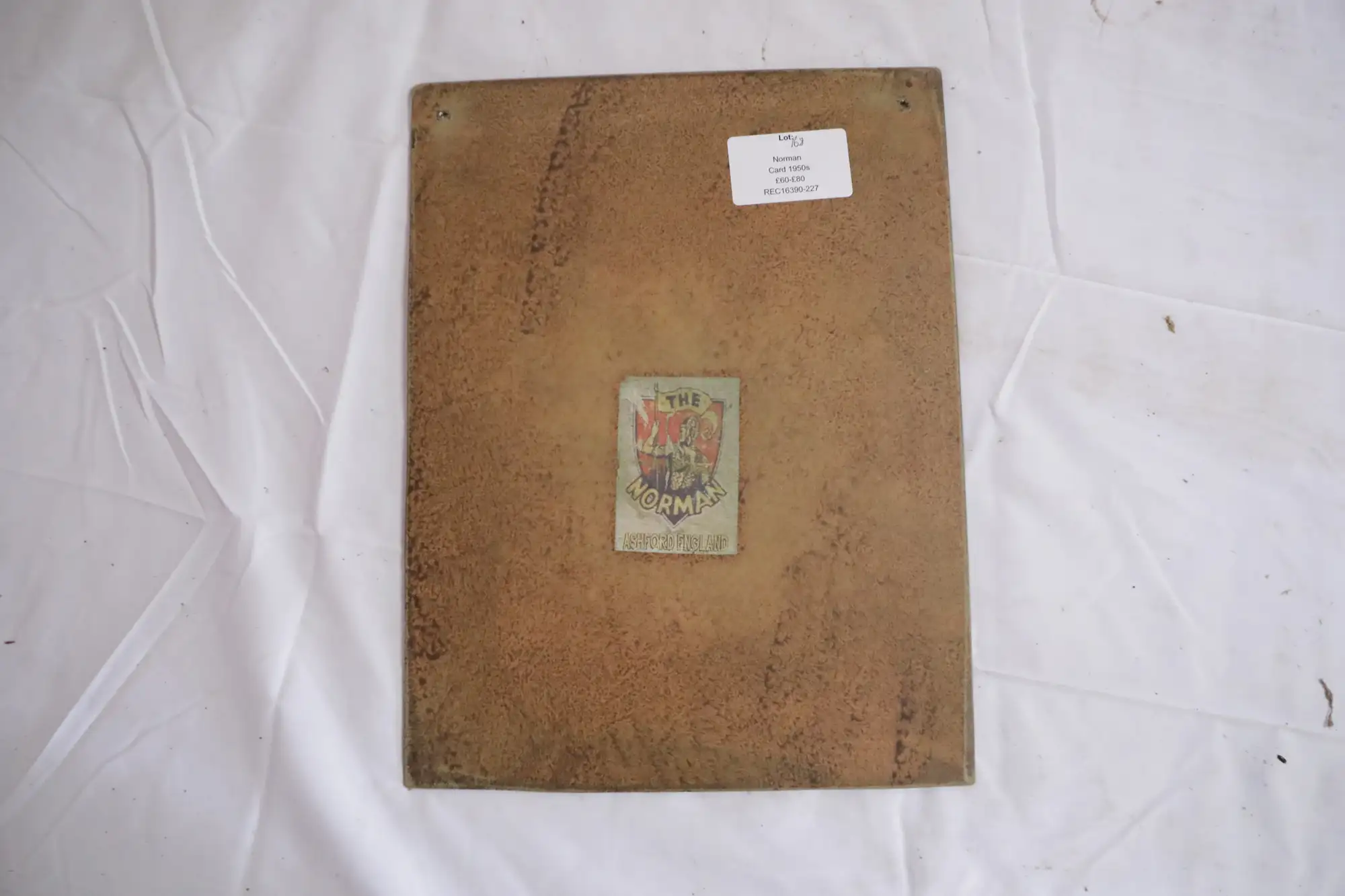 1950s Norman Cycles Card Sign-For Sale