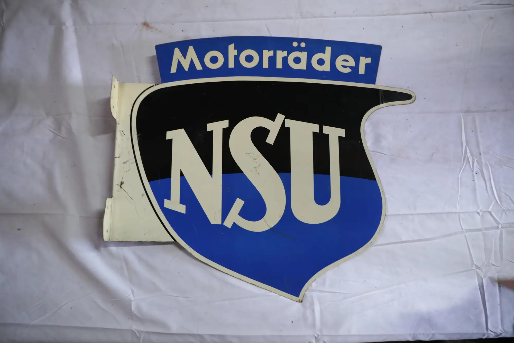 NSUMotorrader Enamel Wall Mounted Sign-For Sale