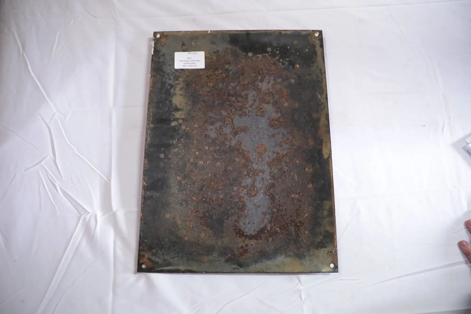 1920s NSU Pfeil Bicycle Enamel Sign-For Sale