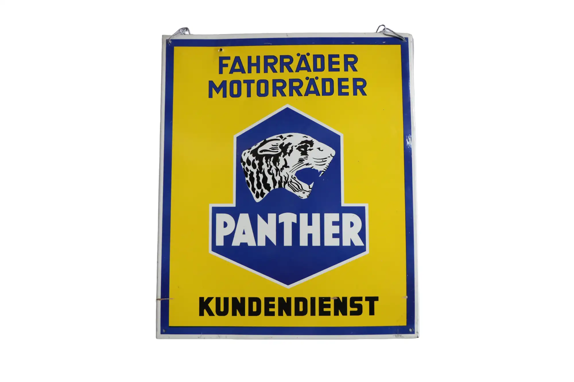 Panther Enamel Sign-For Sale