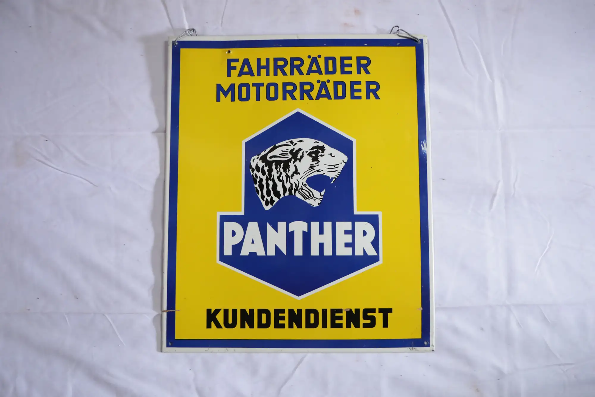 Panther Enamel Sign-For Sale