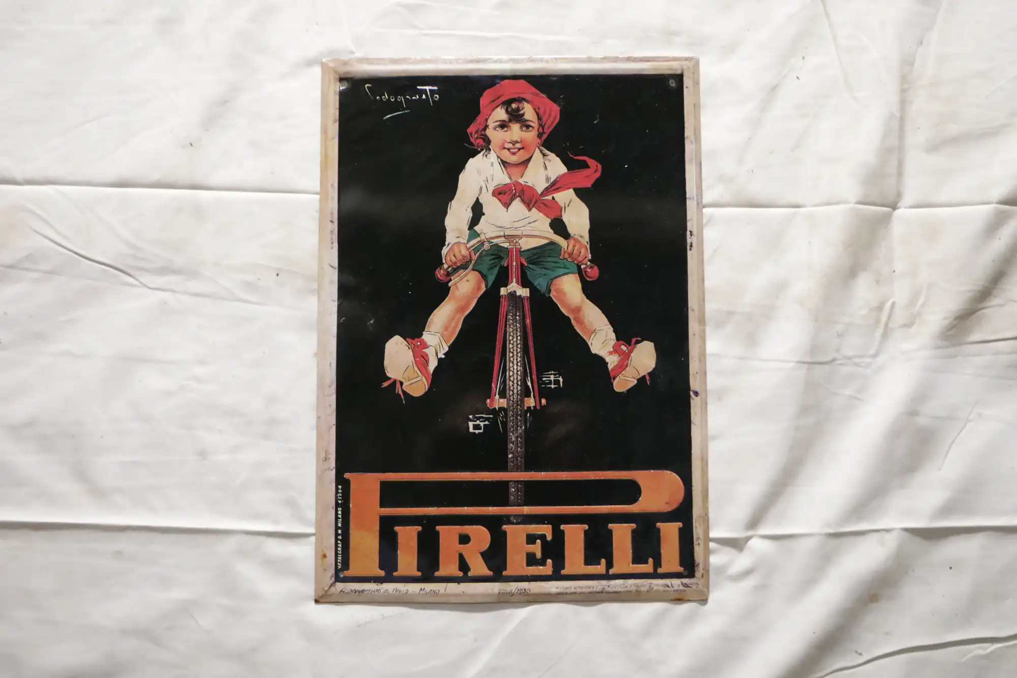 Pirelli Tin Sign-For Sale