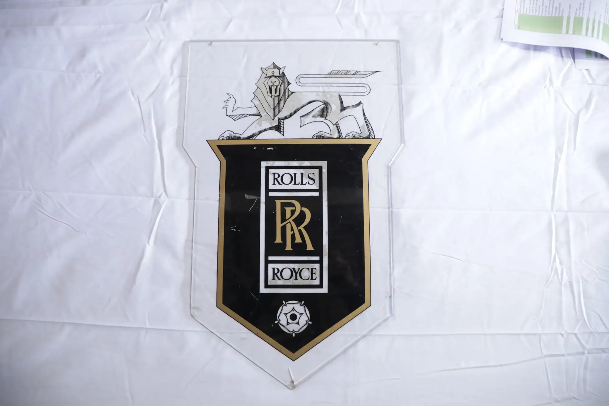 Rolls-Royce Perspex Showroom Sign-For Sale