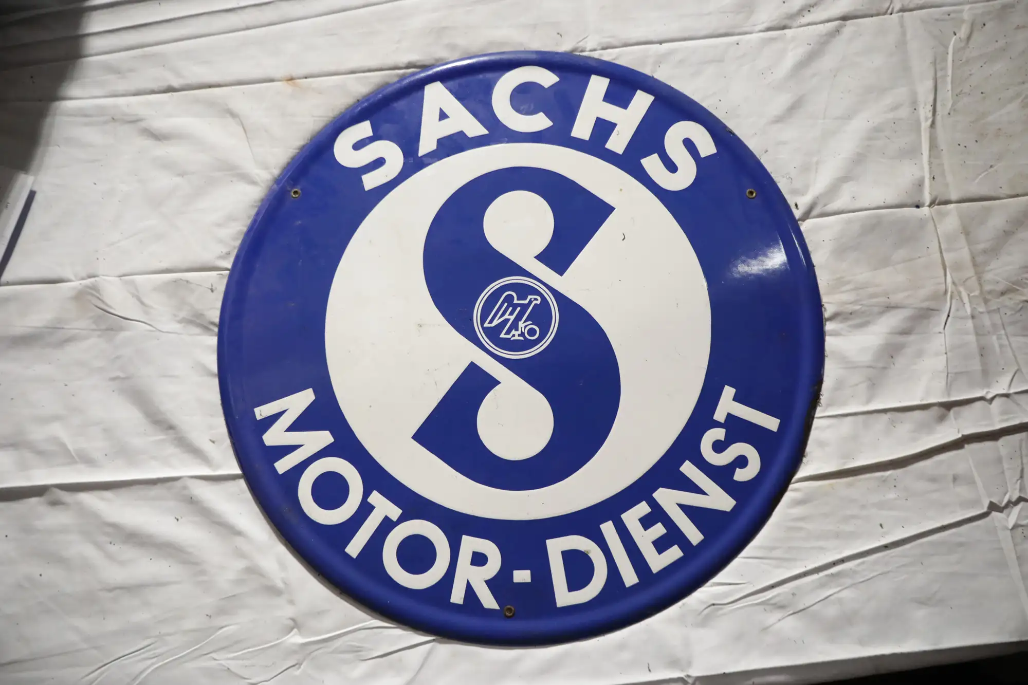 Sachs Motor Dienst Enamel Sign-For Sale