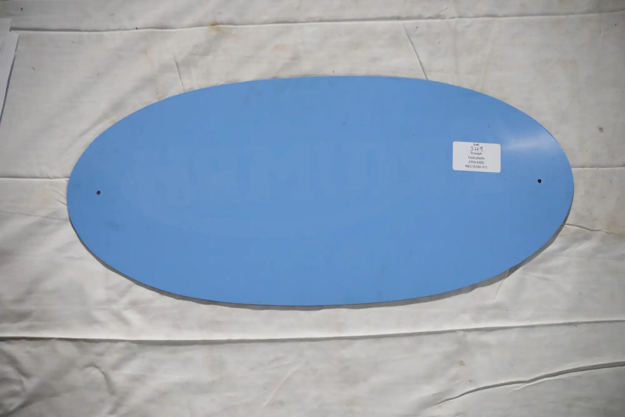 Triumph Motorcycles Oval Plastic Showroom Sign-For Sale