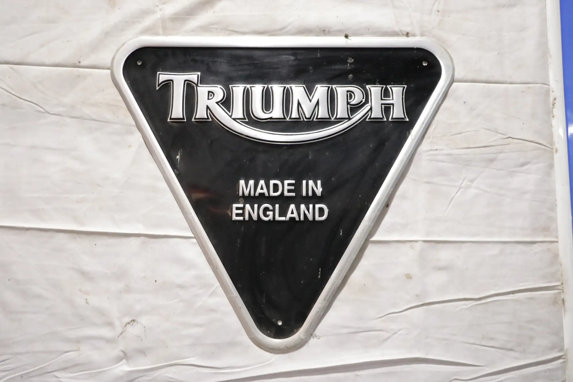 Triumph Tin Sign-For Sale